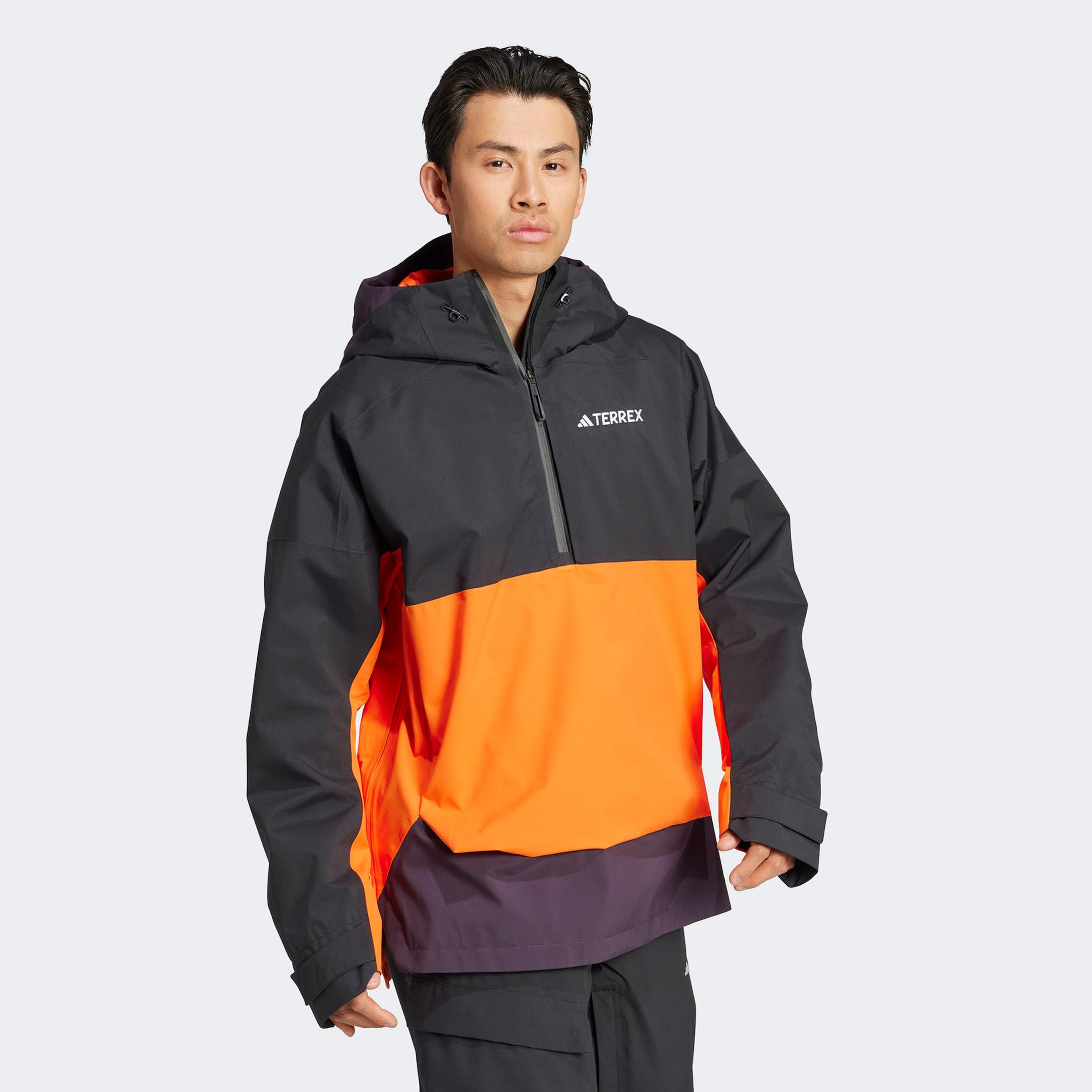 adidas Terrex Xperior 2L Lined Rain Rdy Erkek Turuncu Yağmurluk