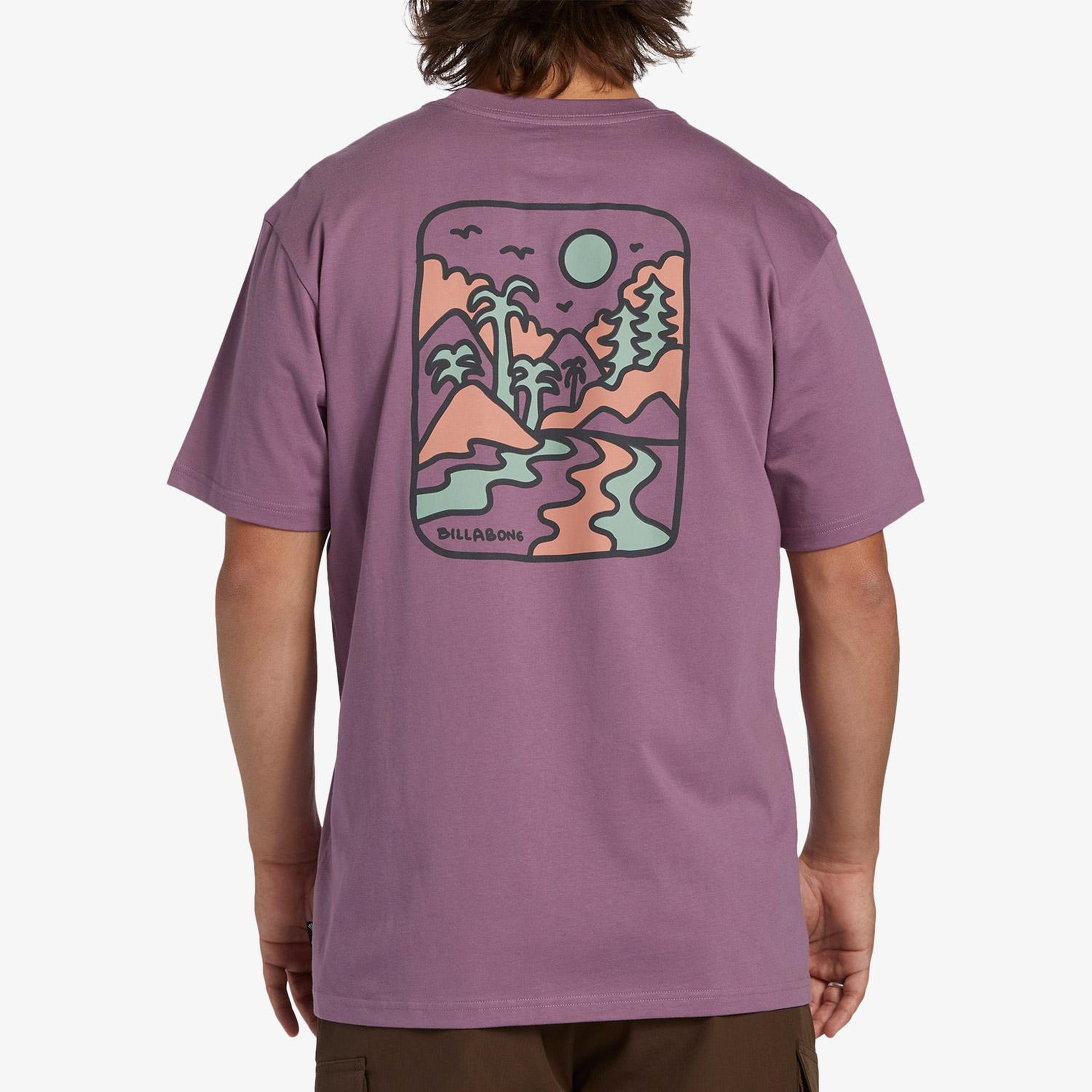 Billabong Shine Erkek Mor Günlük T-Shirt