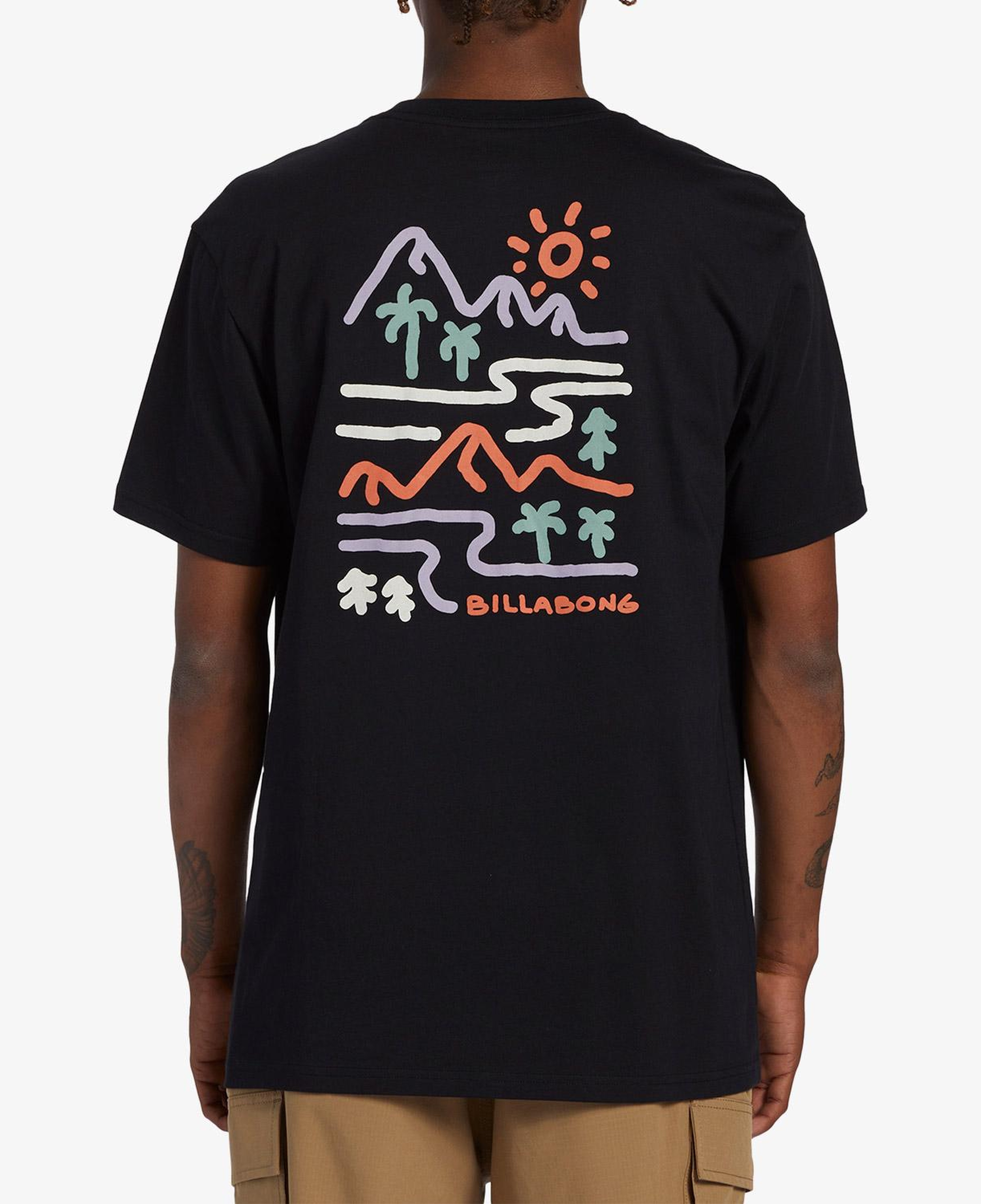 Billabong Panorama Erkek Siyah Günlük T-Shirt