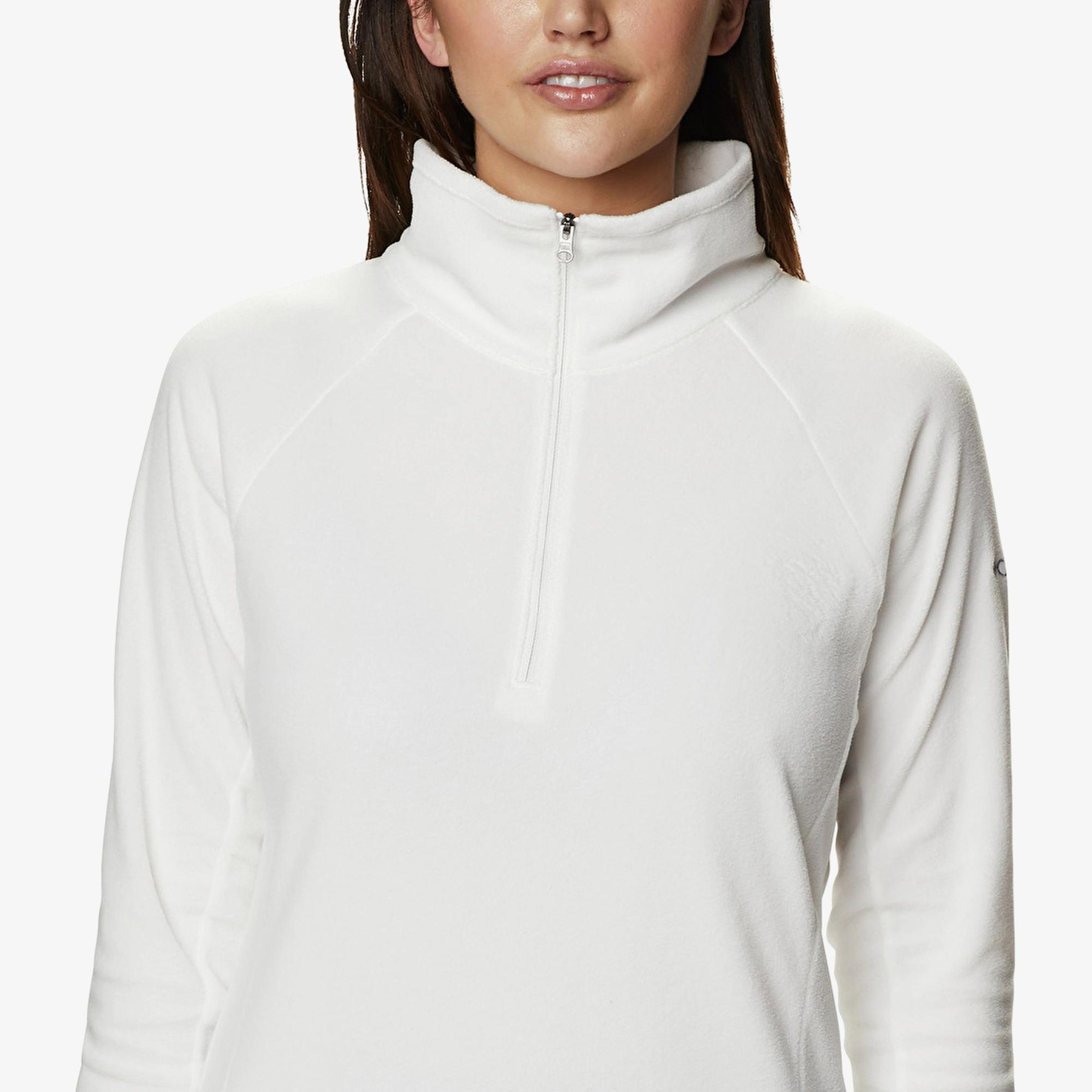Columbia Glacial 1/2 Zipped Kadın Beyaz Polar