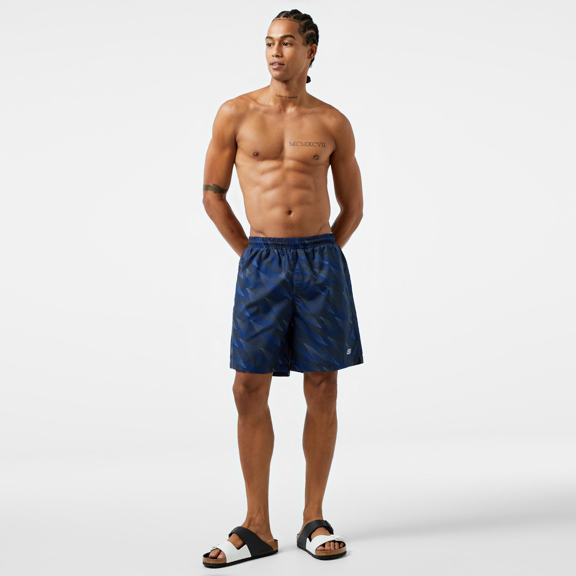 Skechers Swimwear M7 Erkek Lacivert Mayo