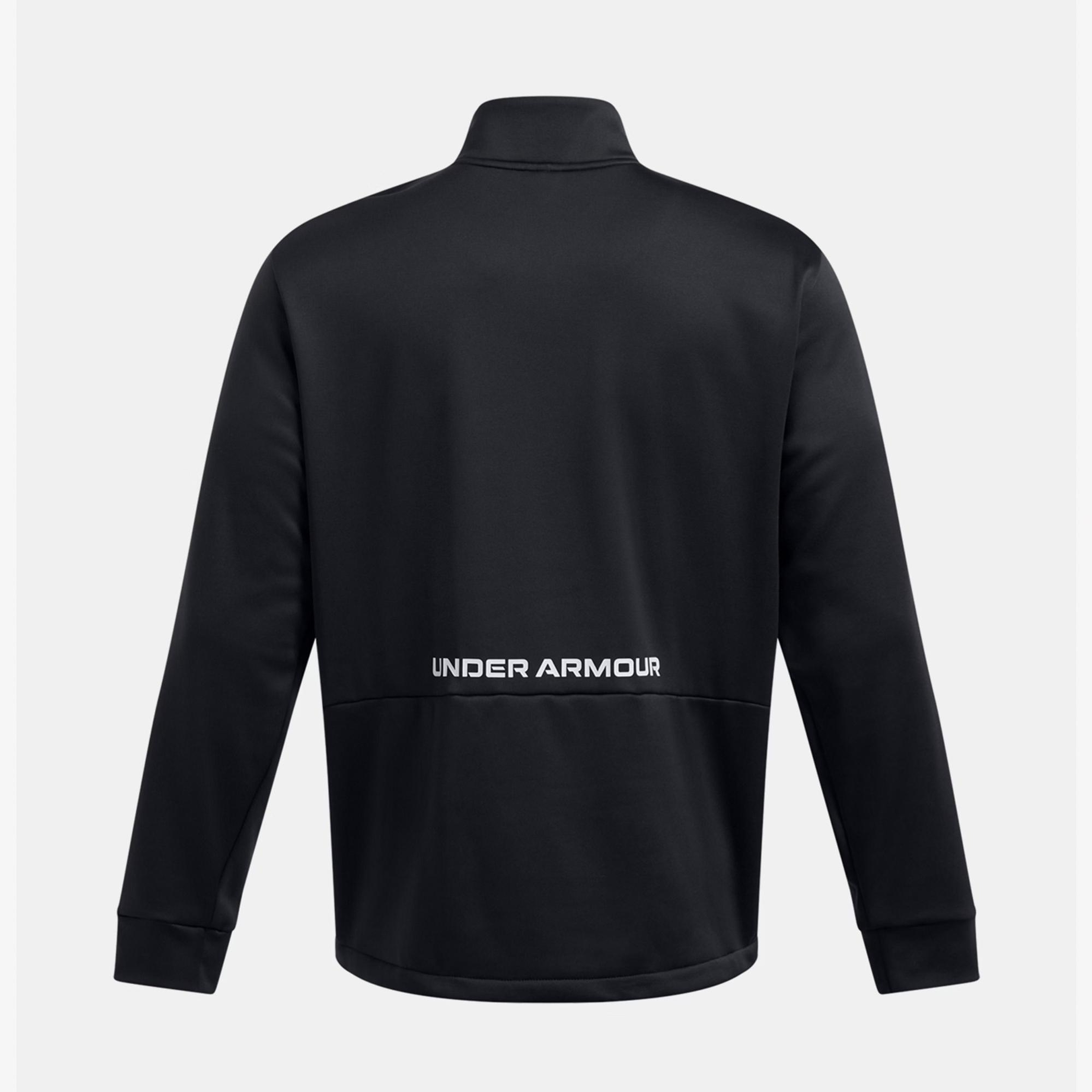 Under Armour Fleece Half Zipped Erkek Siyah Günlük Ceket