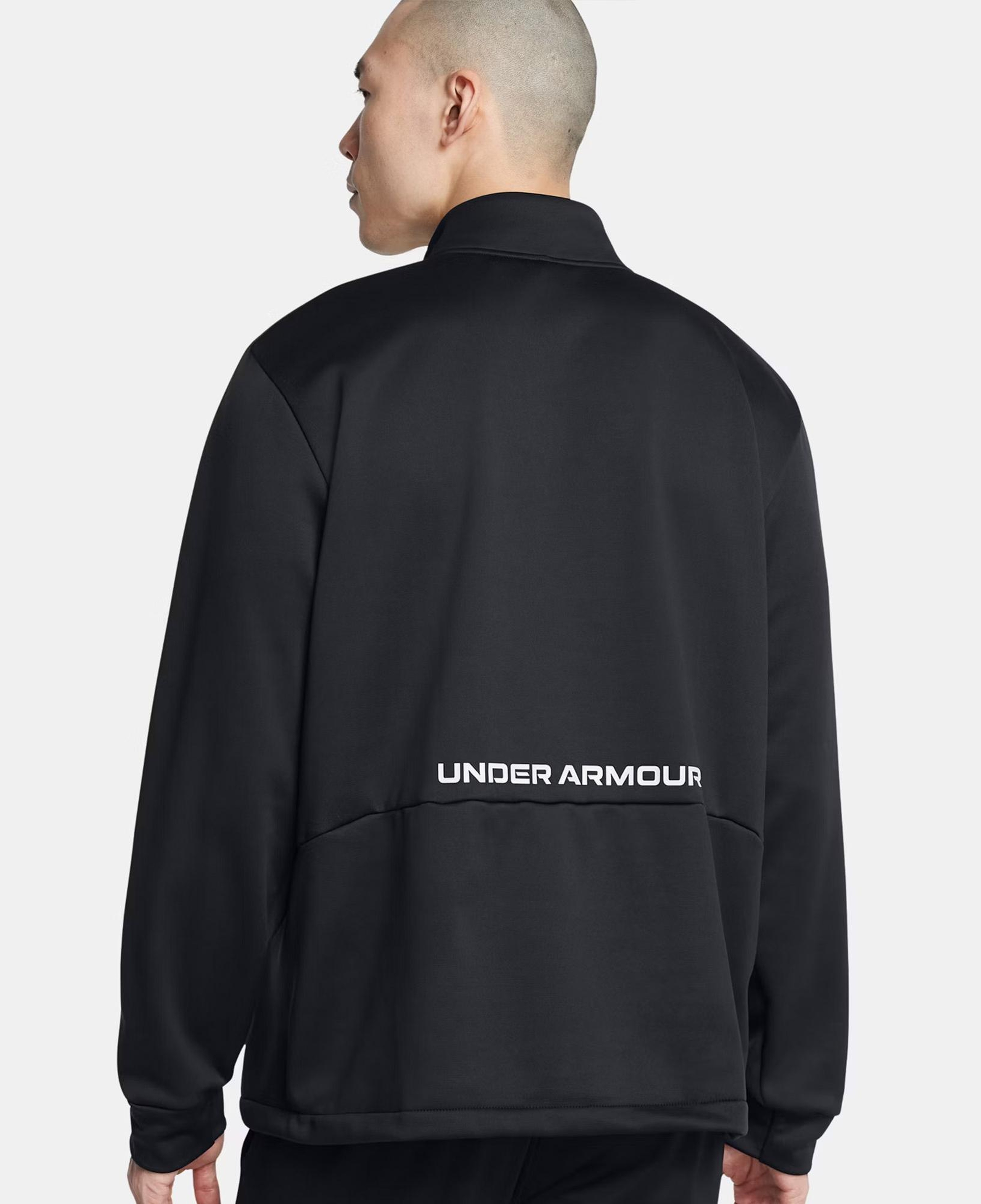 Under Armour Fleece Half Zipped Erkek Siyah Günlük Ceket
