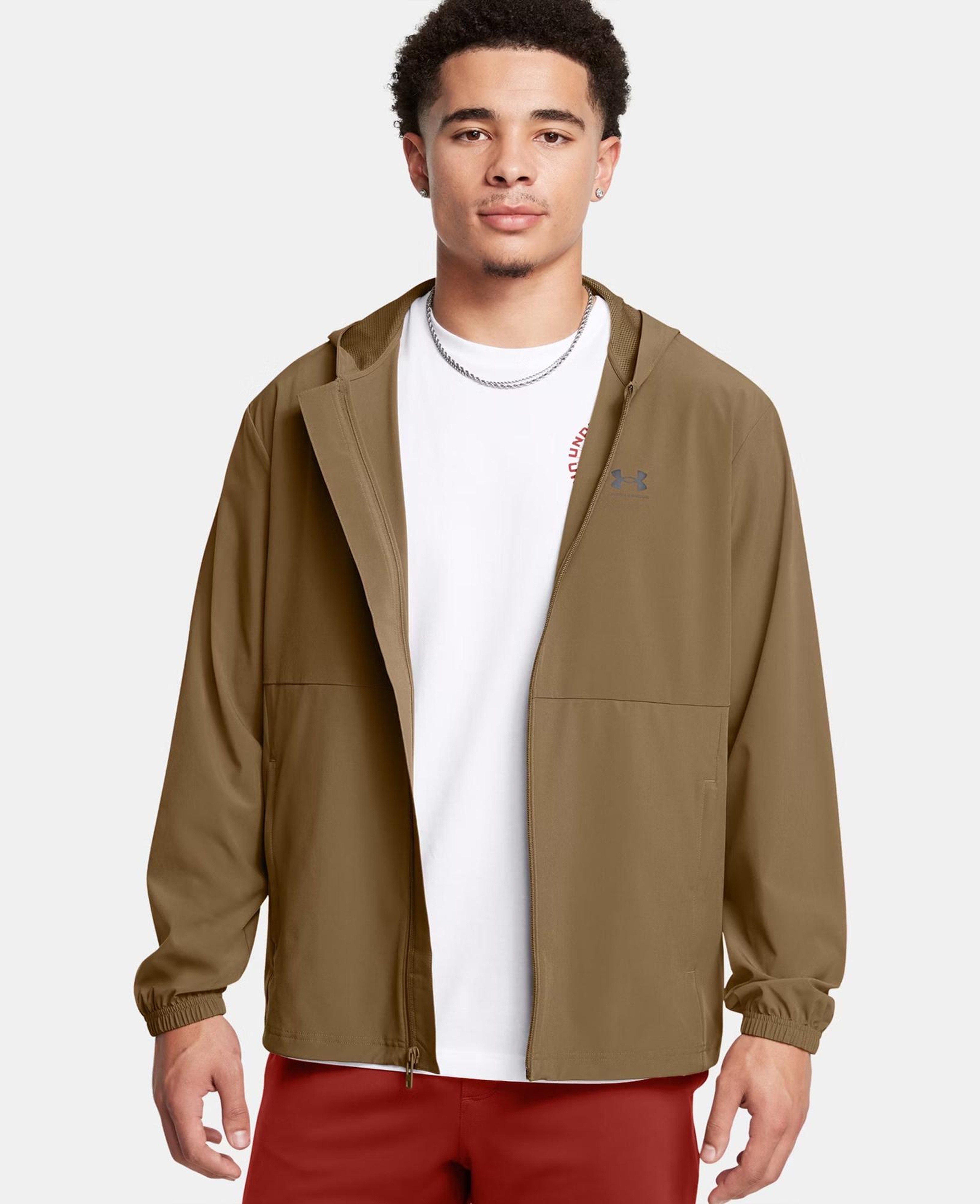 Under Armour Vibe Erkek Kahverengi Rüzgarlık