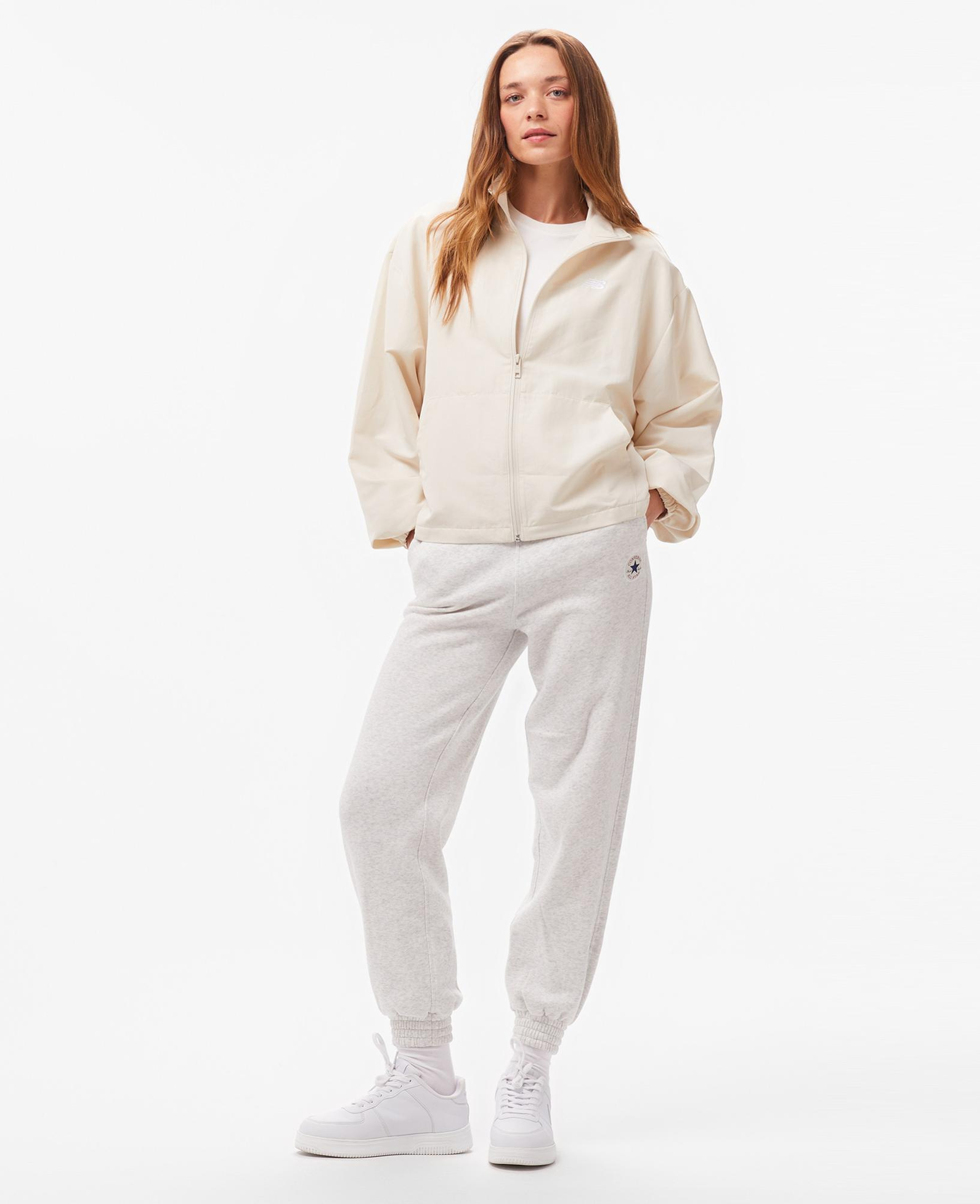 New Balance Woven Kadın Krem Outdoor Ceket