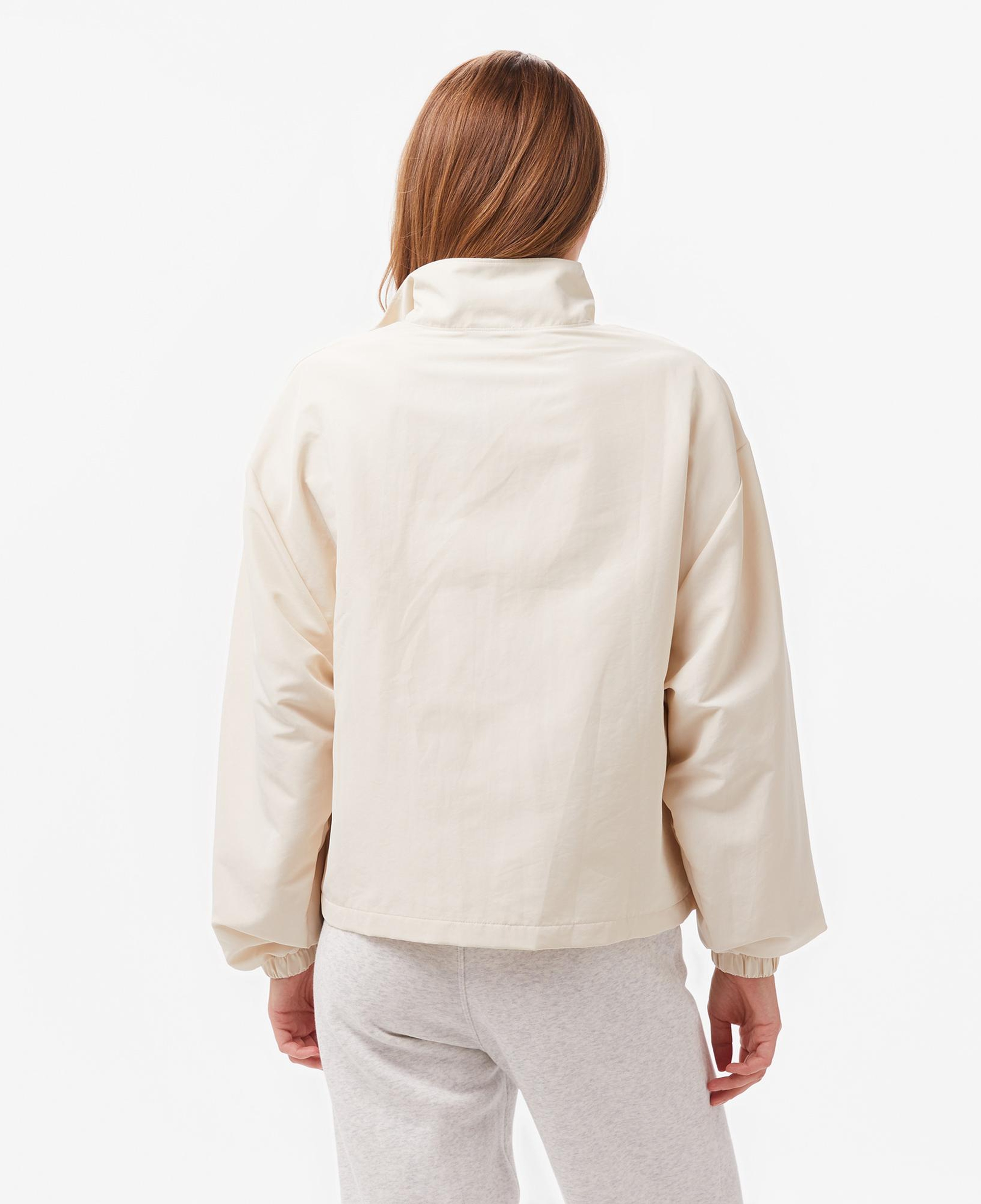 New Balance Woven Kadın Krem Outdoor Ceket