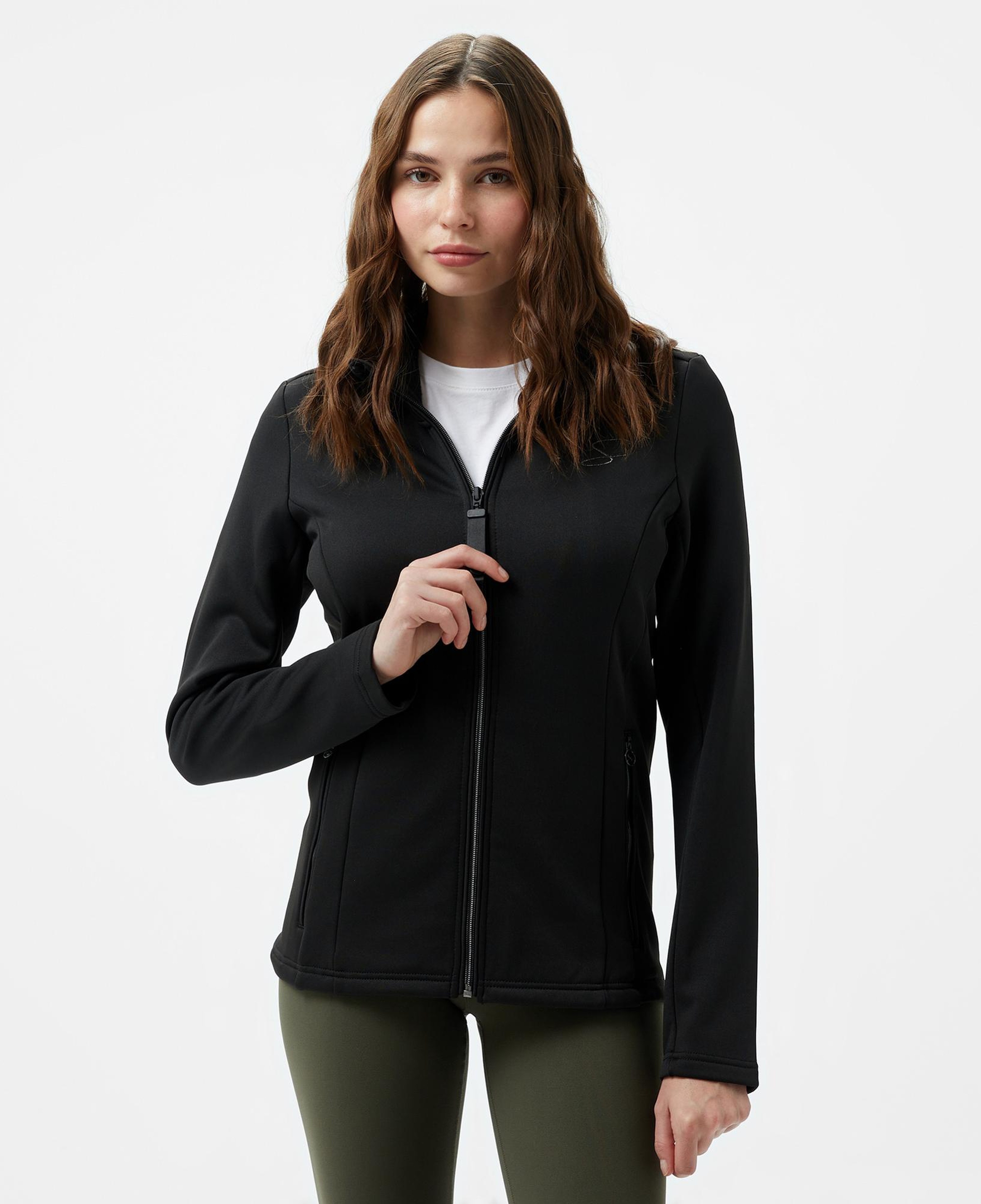 McKinley Samia Kadın Siyah Günlük Sweatshirt