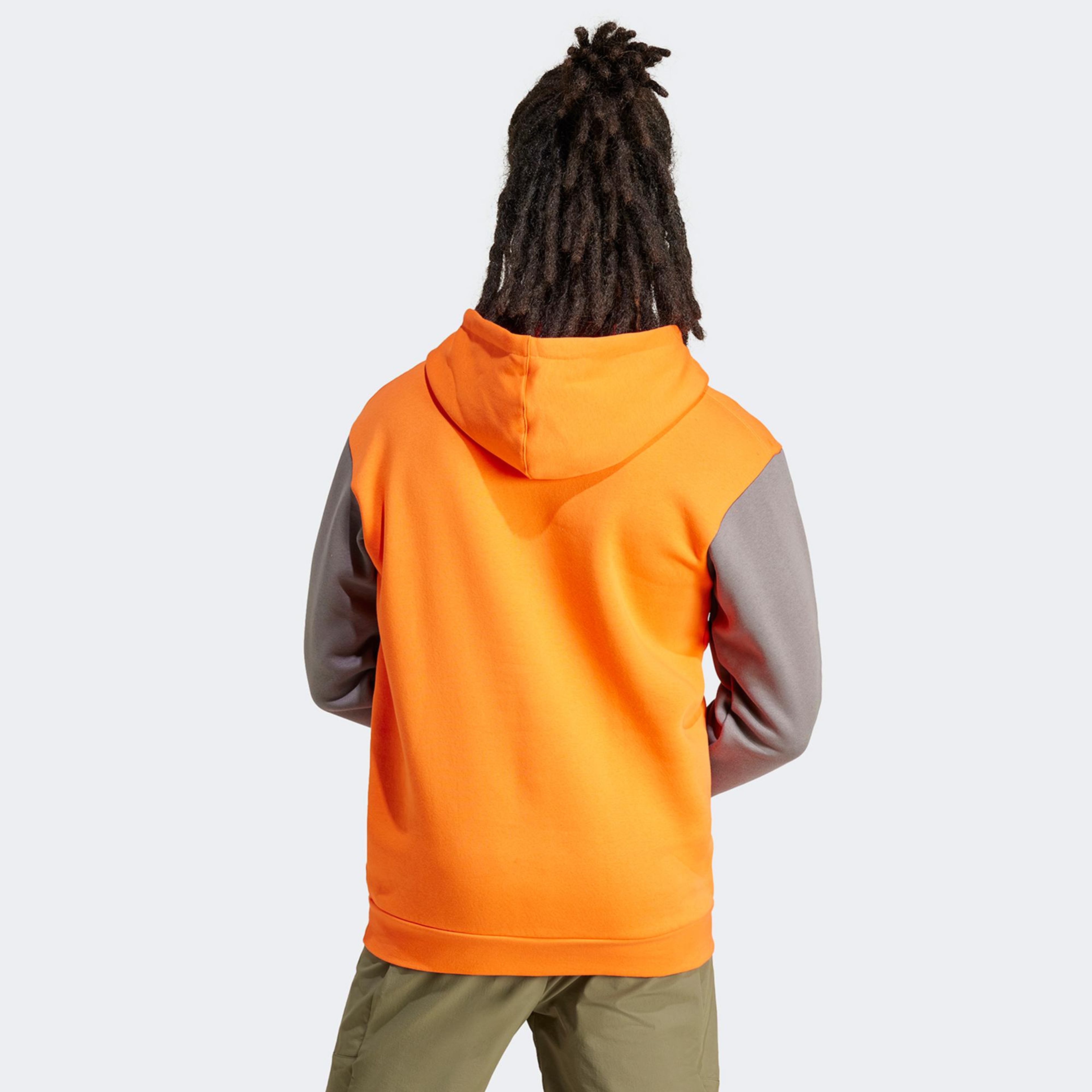 adidas Terrex Multi Large Kapüşonlu Erkek Turuncu Günlük Sweatshirt