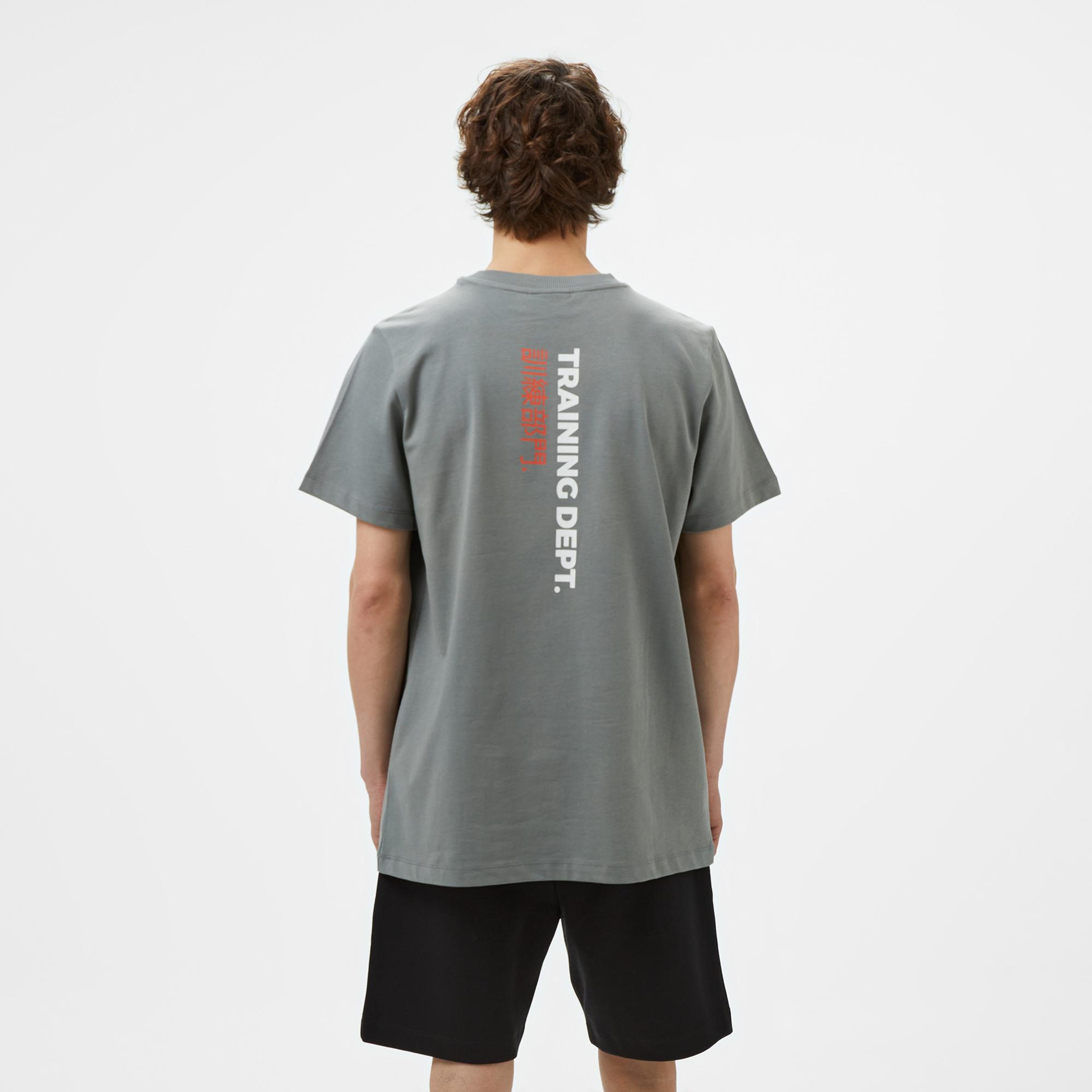 United 4 Zone Sport Erkek Gri Antrenman T-Shirt