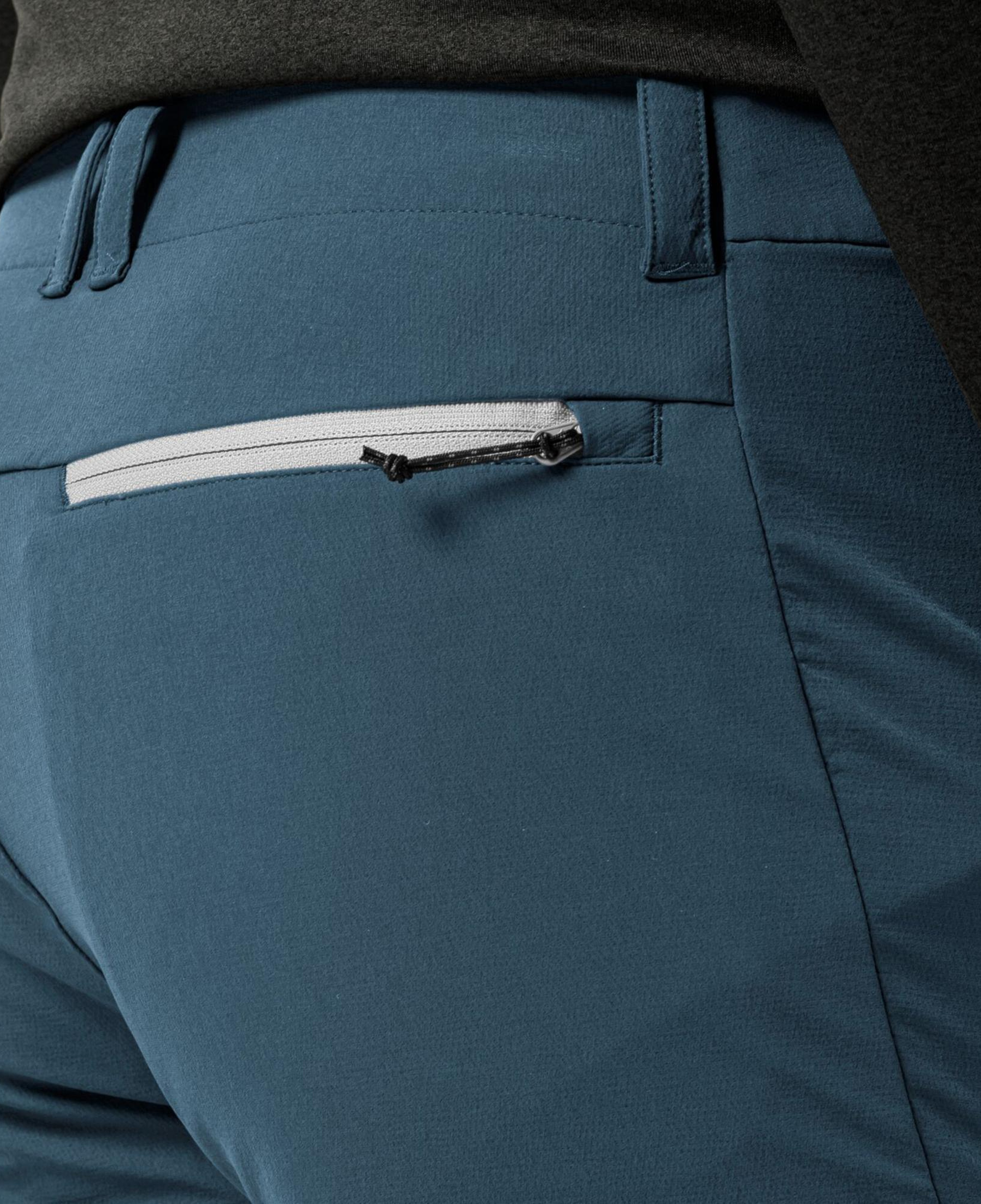 Jack Wolfskin Glastal Erkek Mavi Outdoor Pantolonu