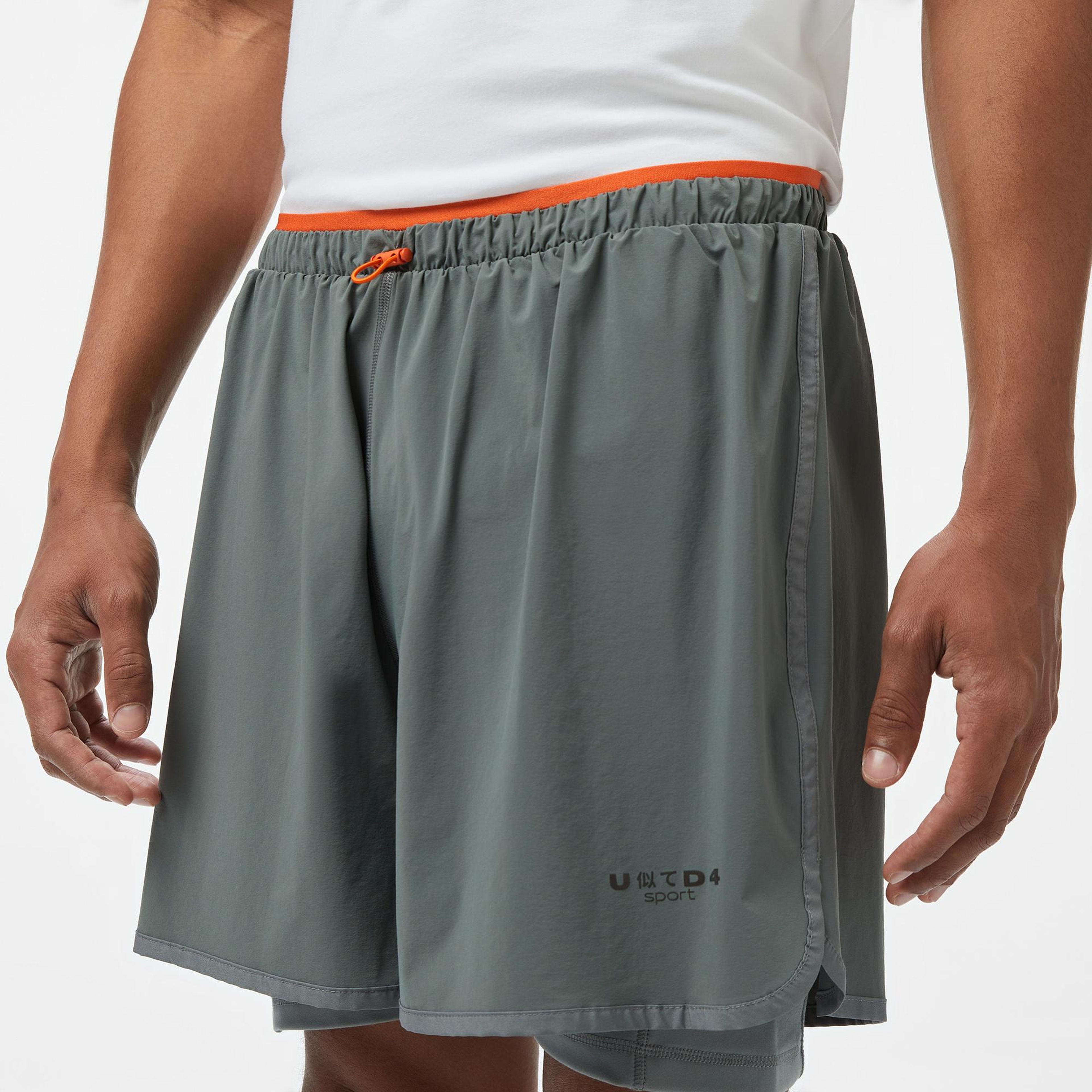 United4 Erkek Gri Şort