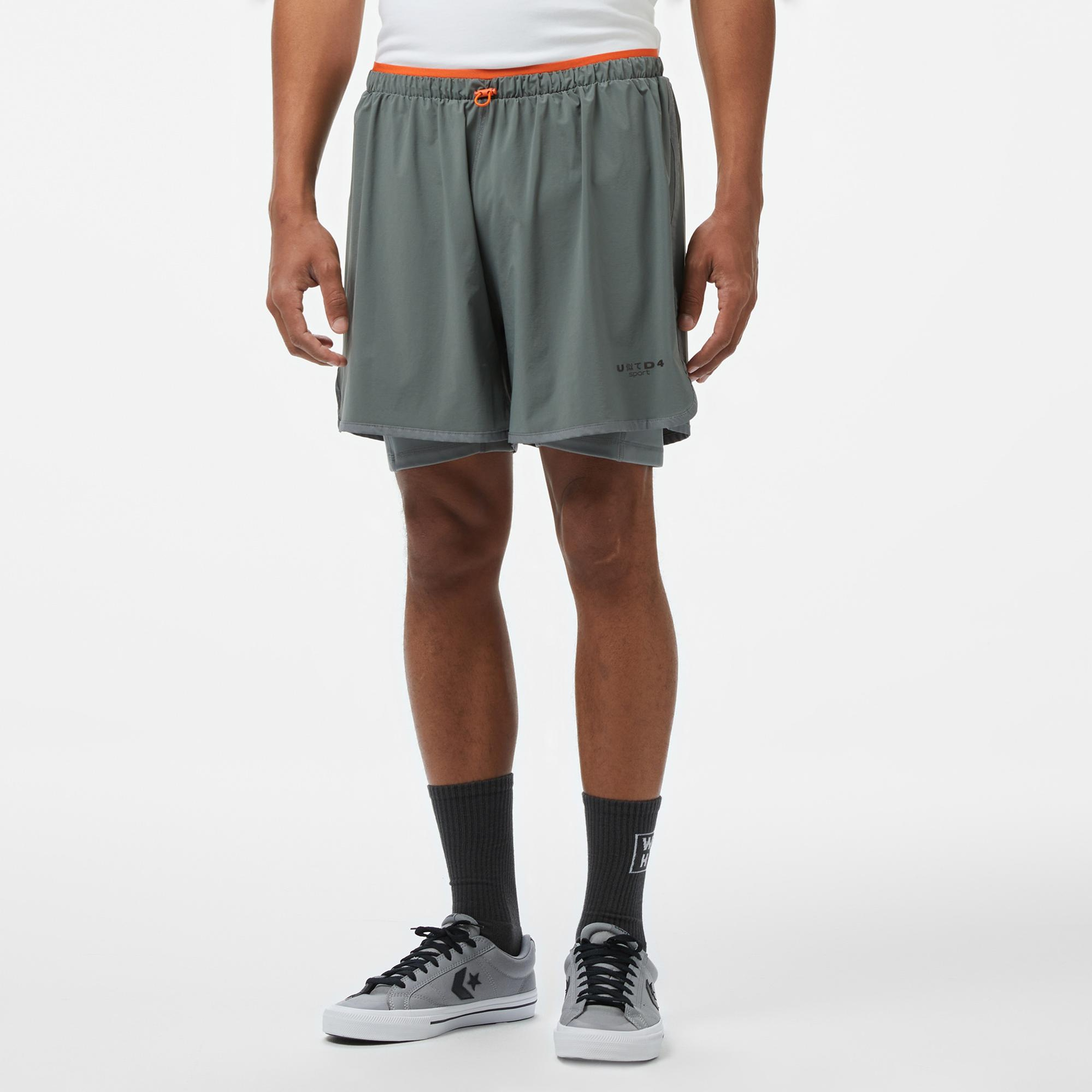 United4 Erkek Gri Şort
