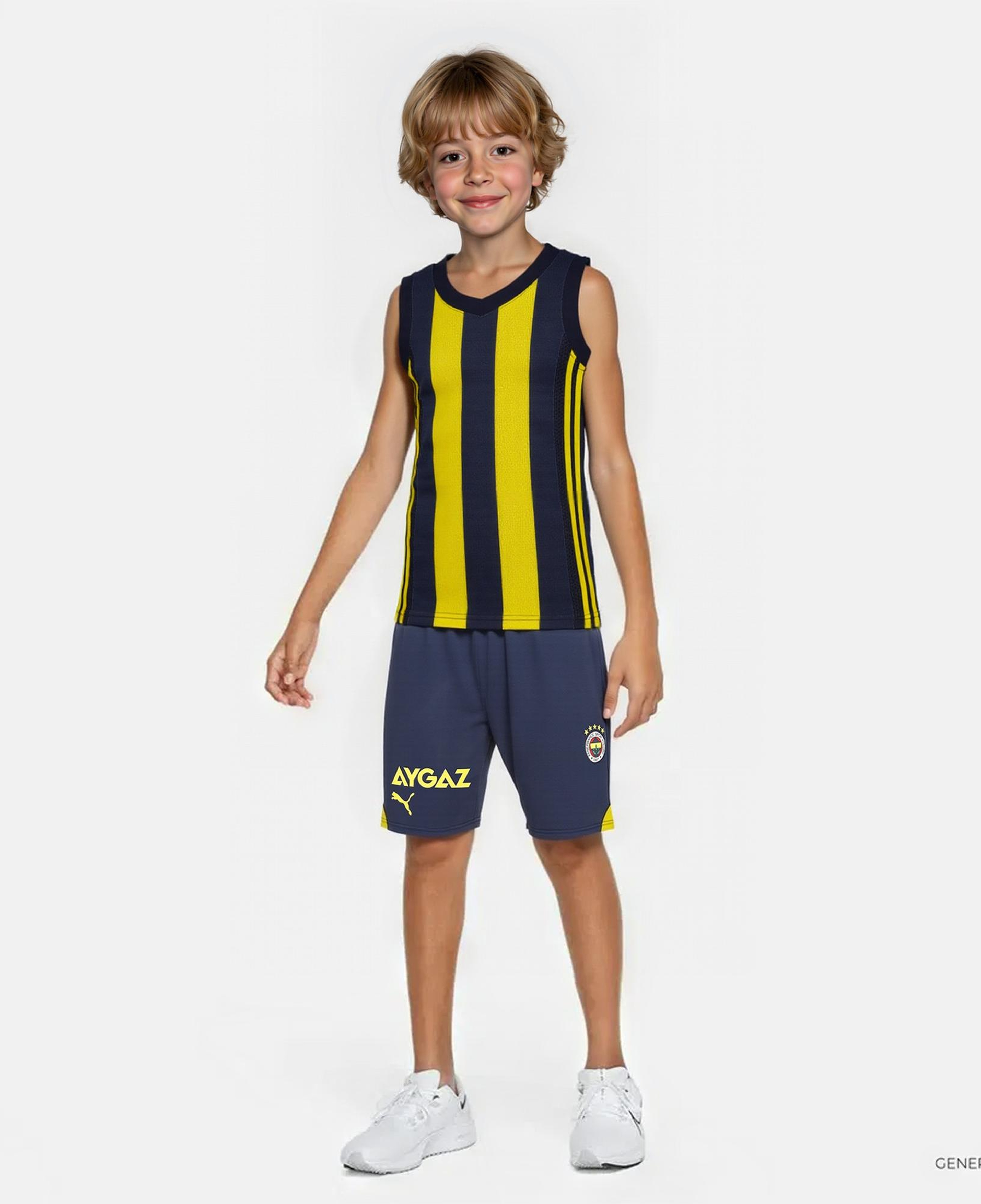 adidas Fenerbahçe Beko Çocuk Lacivert Basketbol Şortu