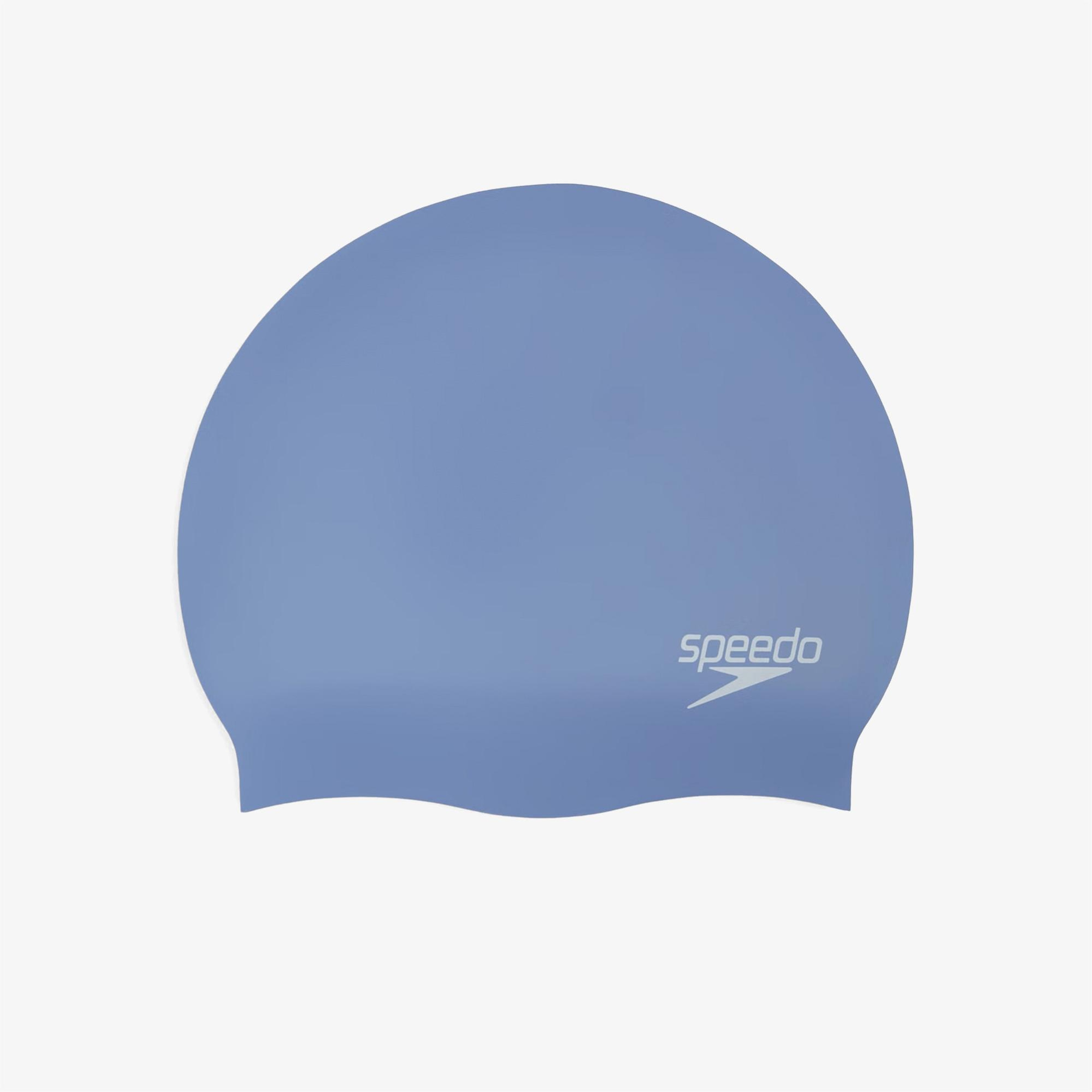 Speedo Long Hair Cap Au Unisex Mavi Yüzücü Bonesi