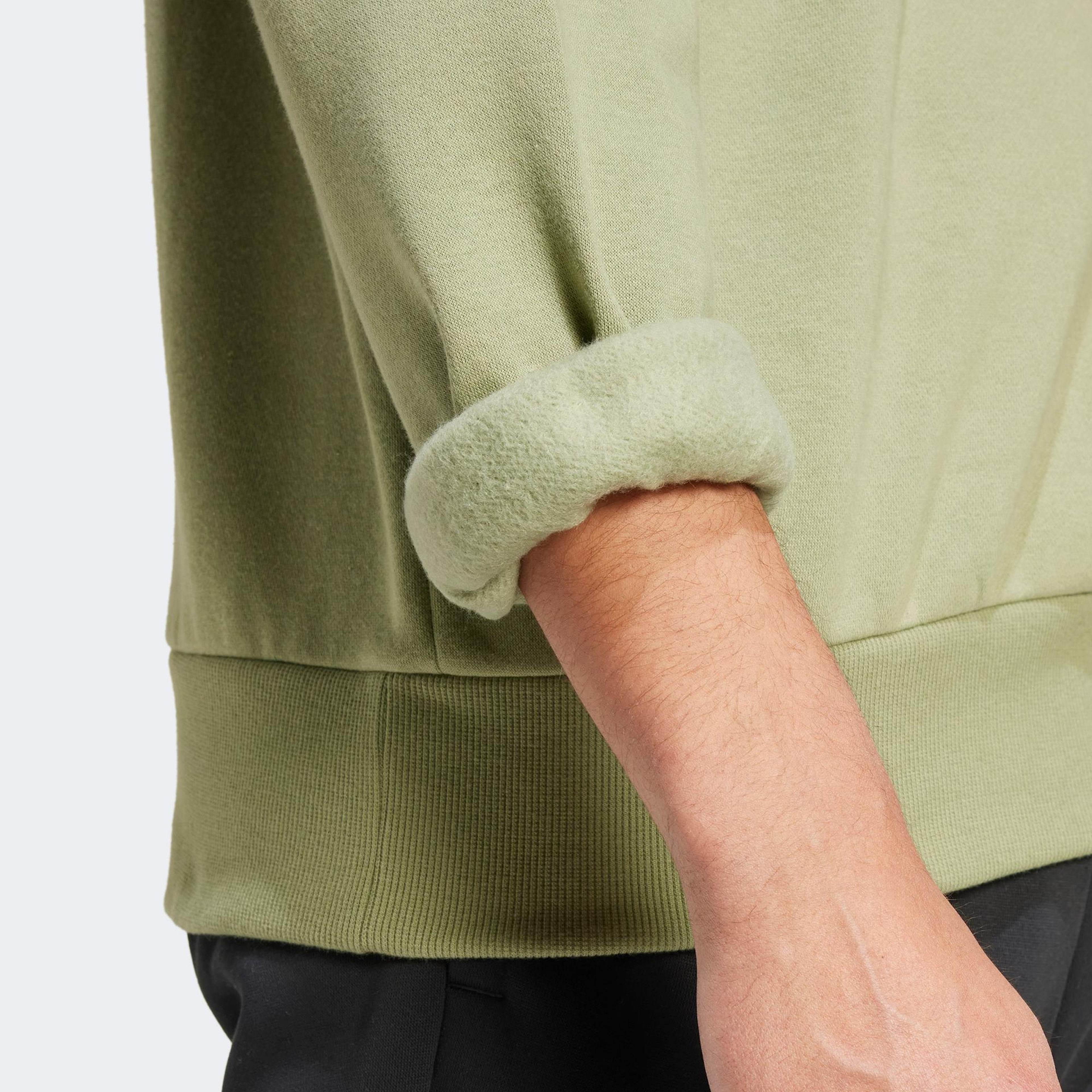 adidas City Escape Half Zipped Erkek Yeşil Üst