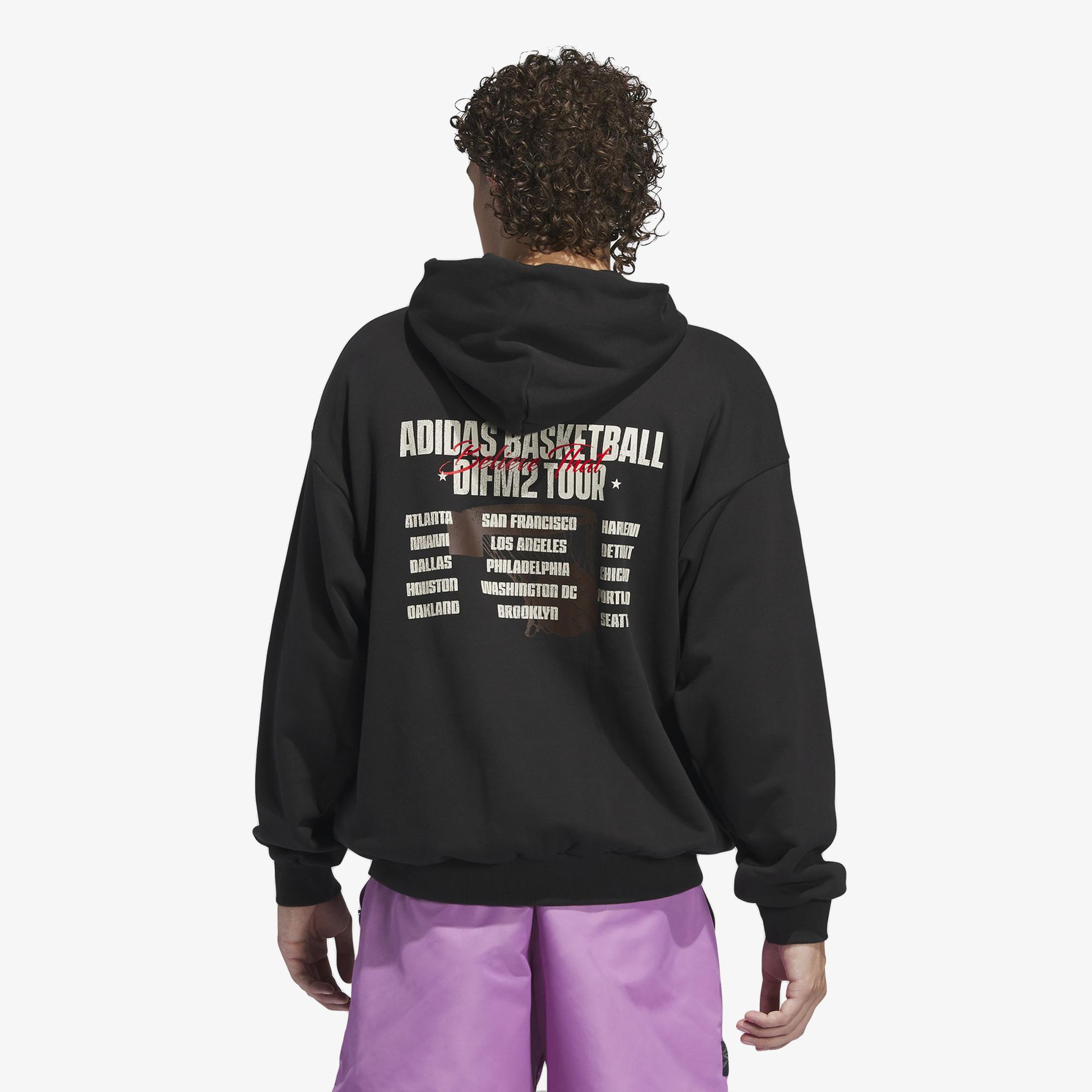 adidas A.E. Graphic Erkek Siyah Günlük Sweatshirt