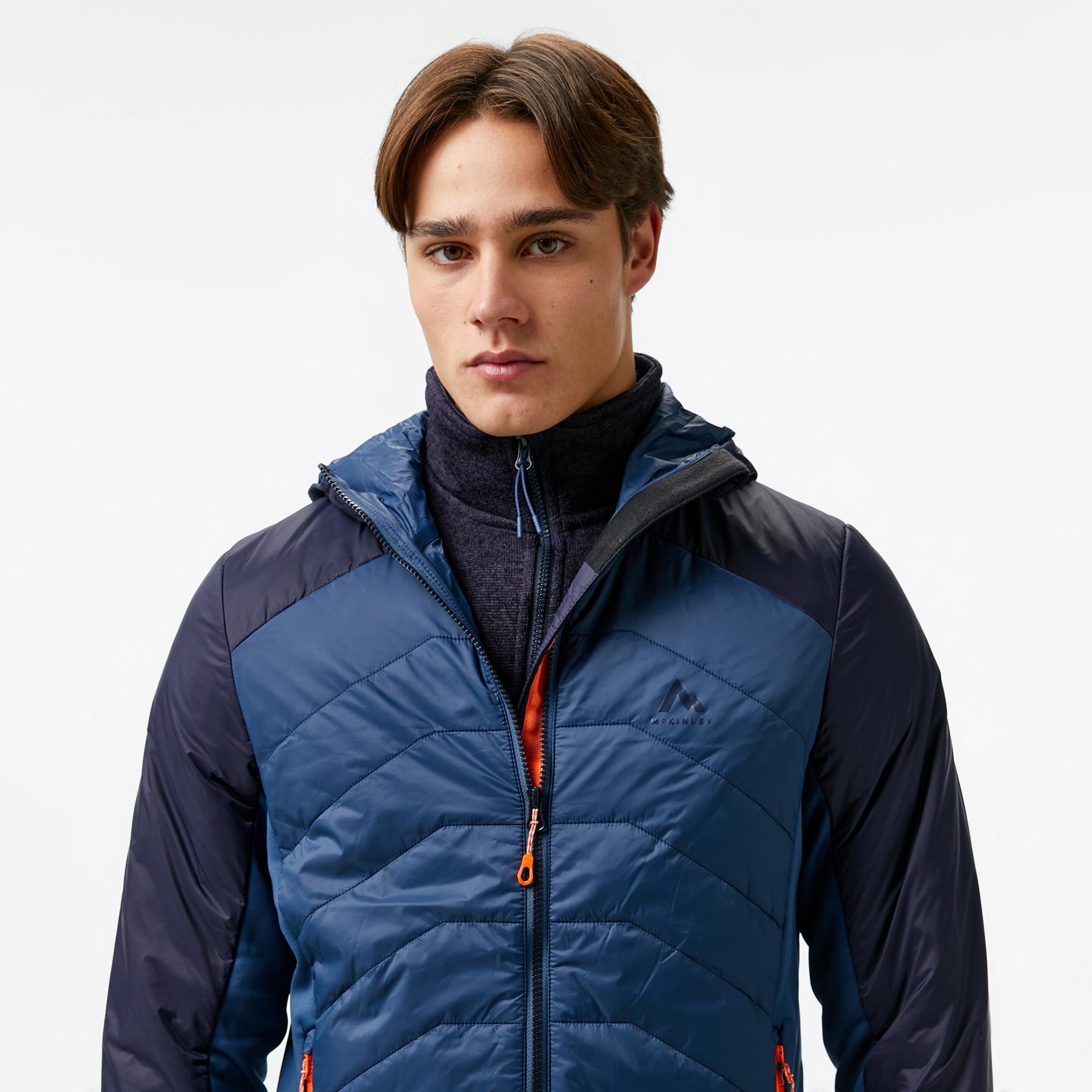 McKinley Savanna Fleece Hyb Erkek Lacivert Outdoor Mont