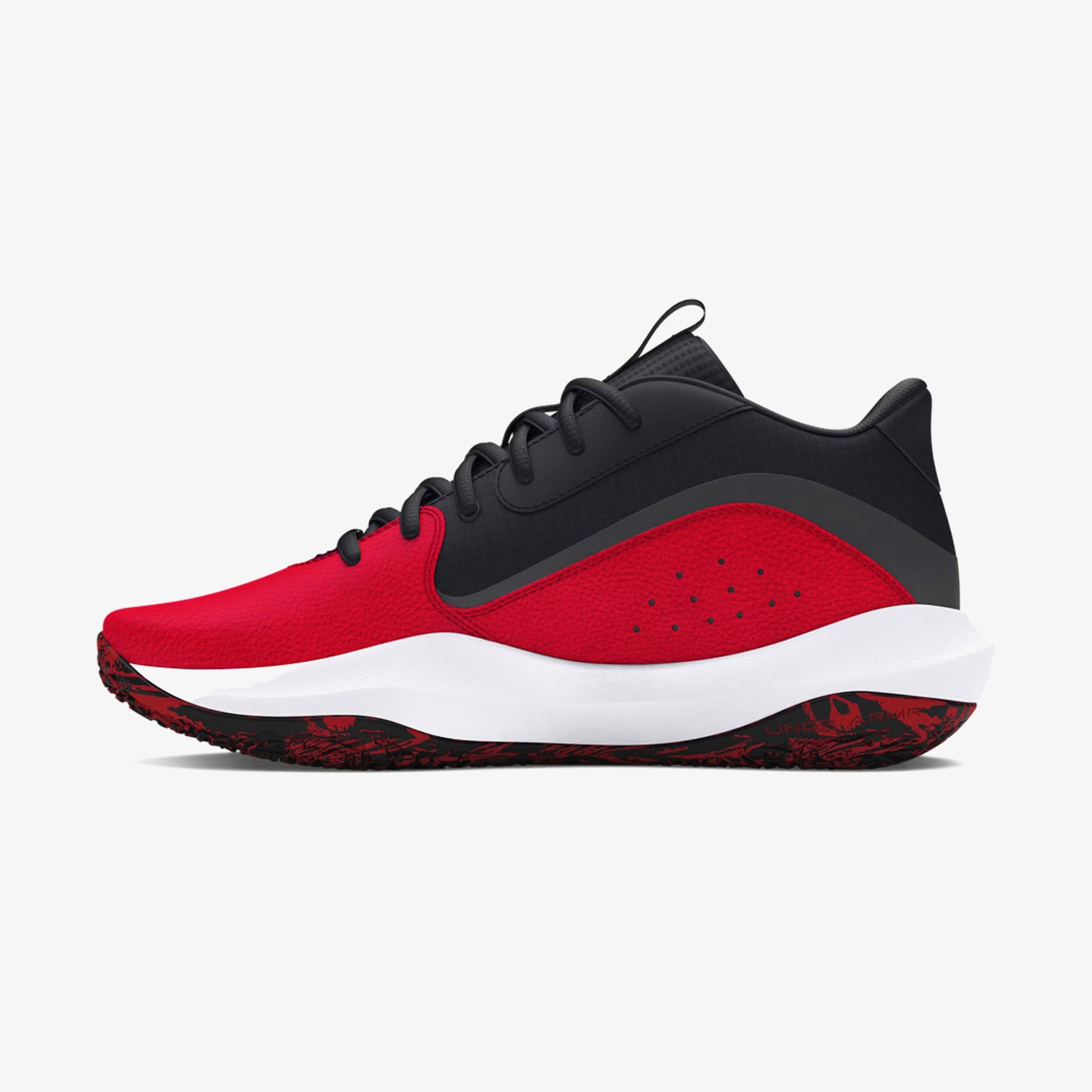 Under Armour Lockdown 7 Erkek Kırmızı Basketbol Ayakkabısı