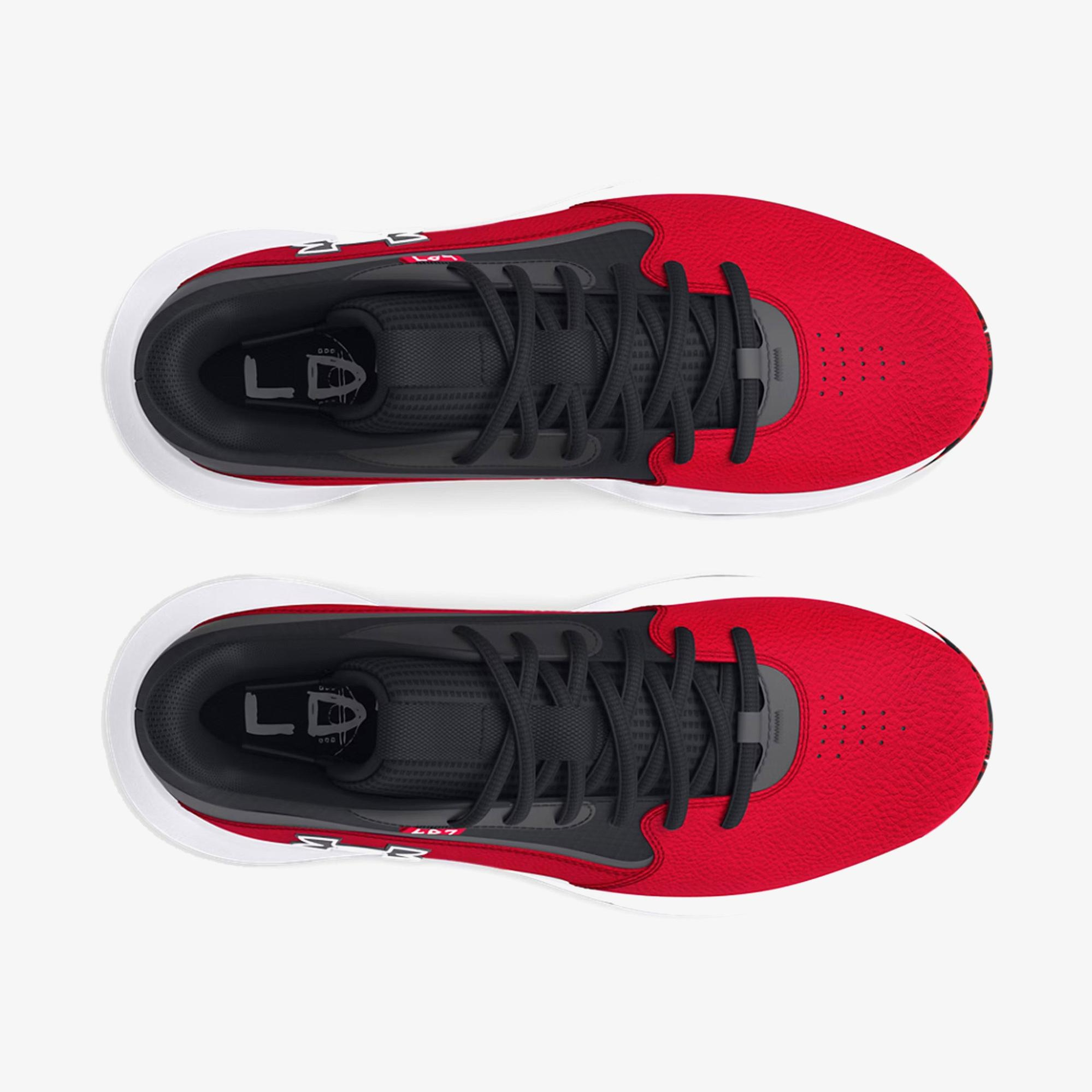 Under Armour Lockdown 7 Erkek Kırmızı Basketbol Ayakkabısı