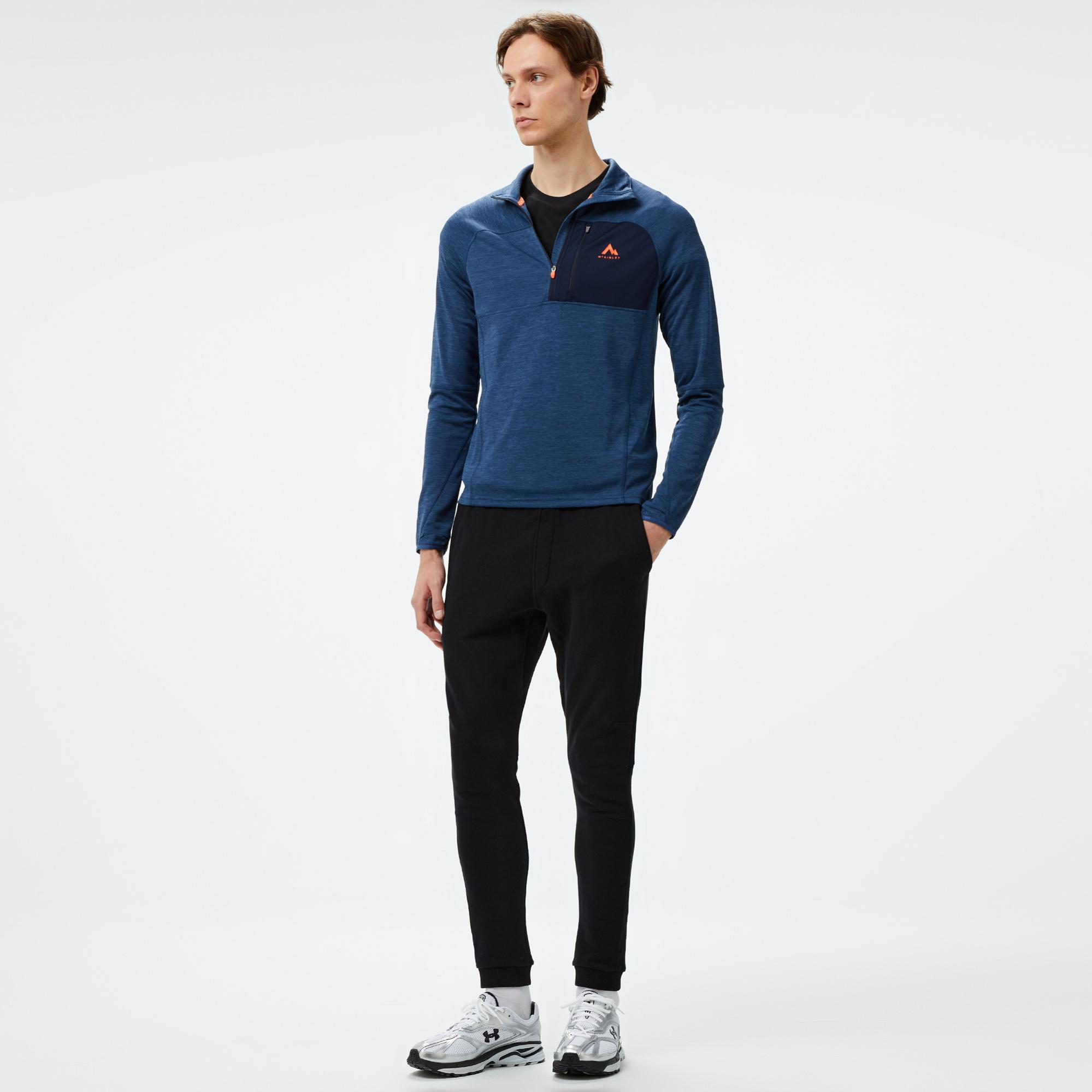 McKinley Tampo II Erkek Mavi Outdoor Polar