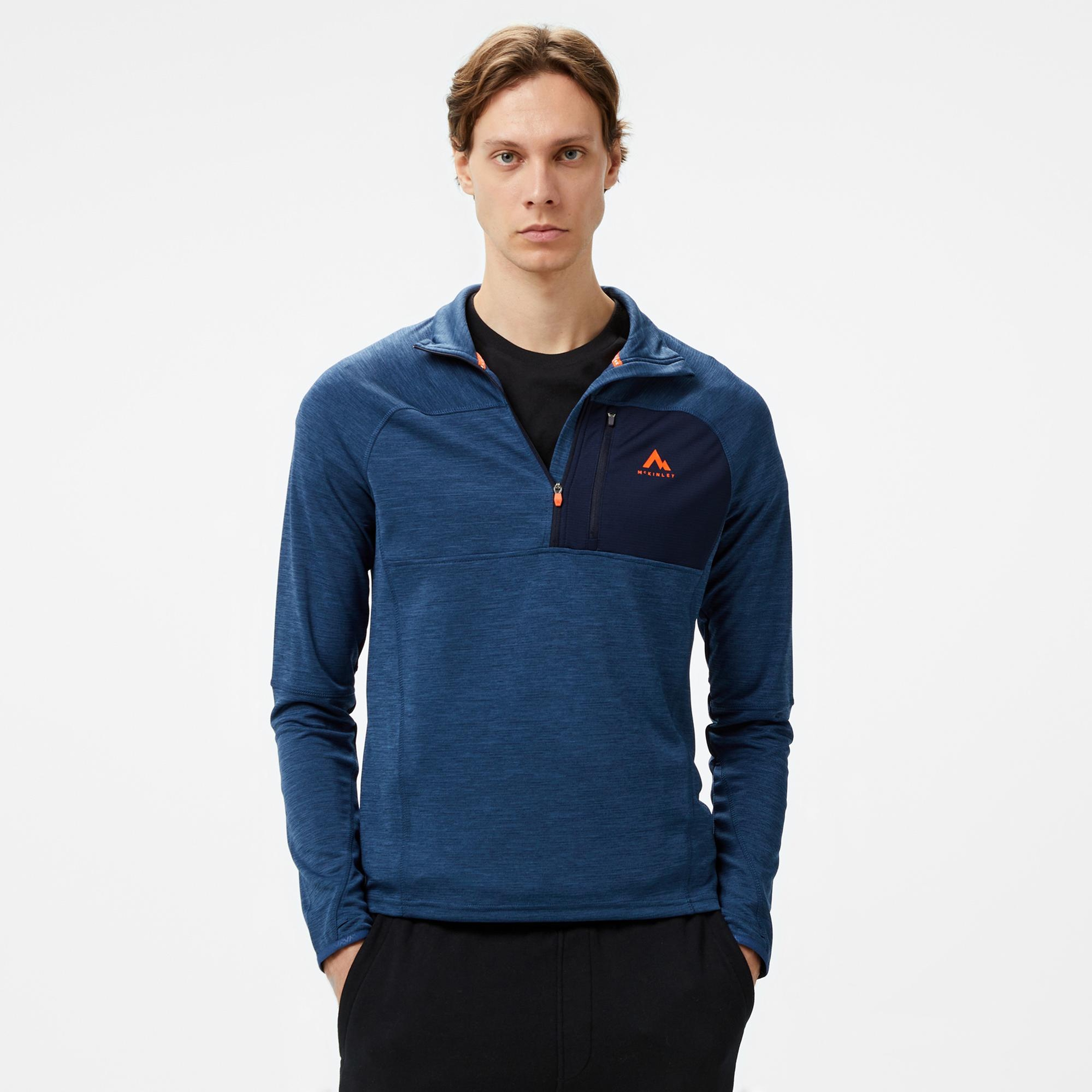 McKinley Tampo II Erkek Mavi Outdoor Polar