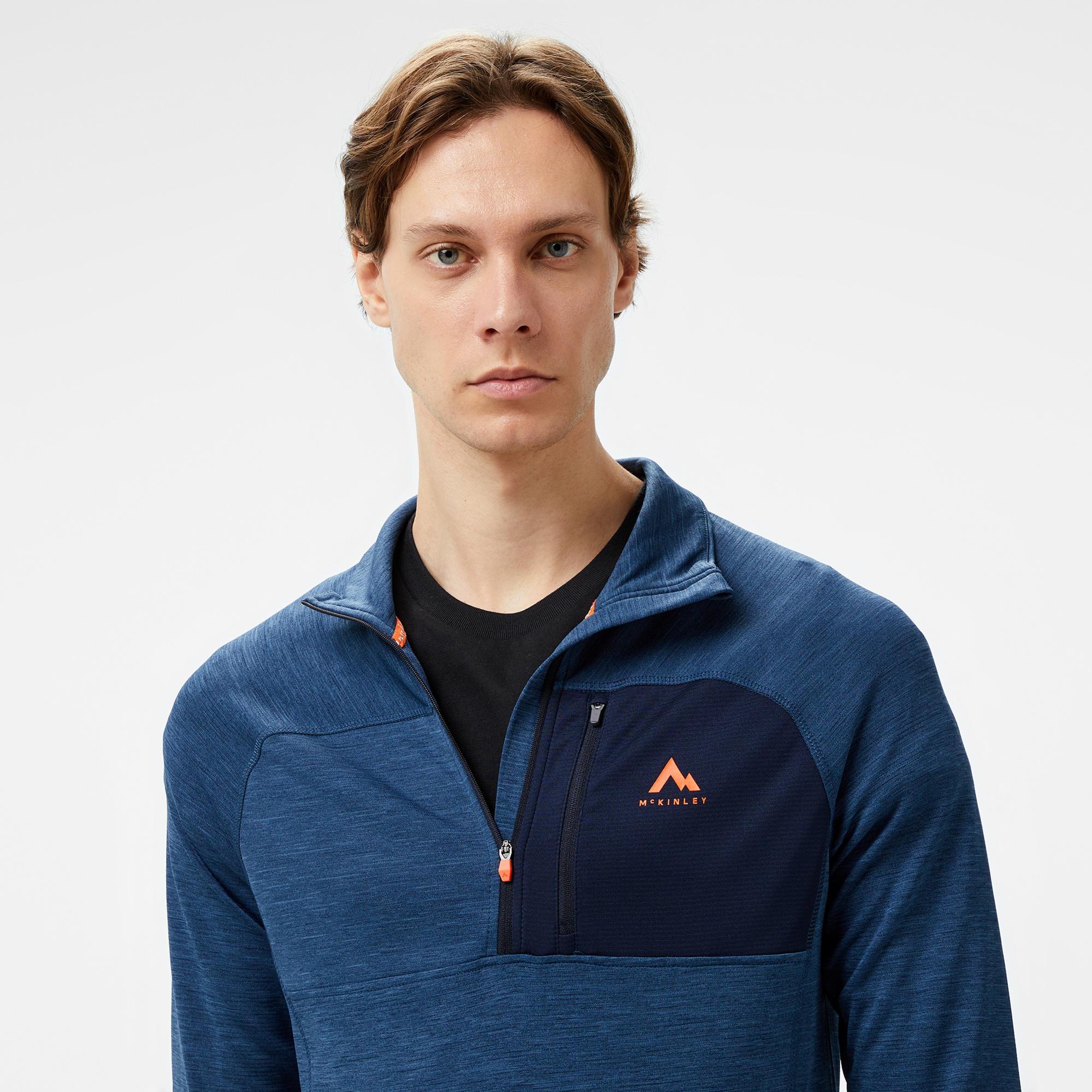 McKinley Tampo II Erkek Mavi Outdoor Polar