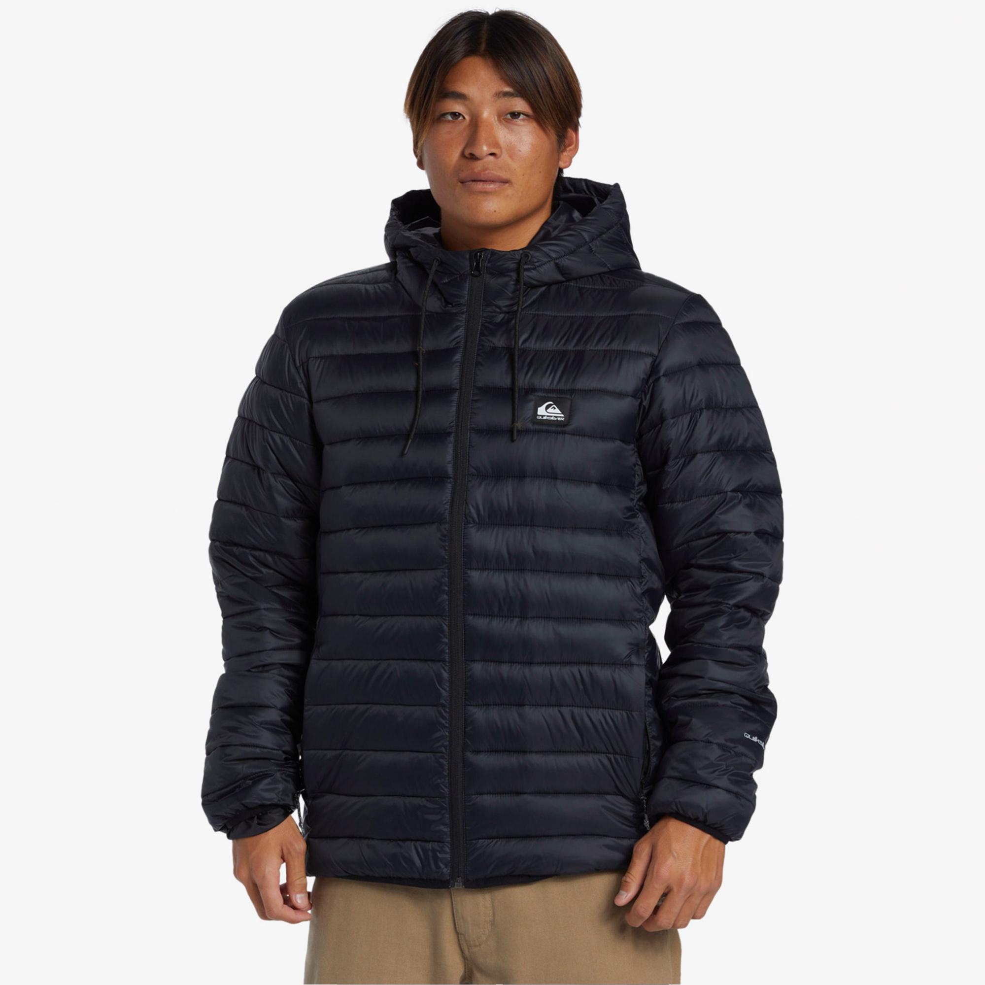 Quiksilver Scaly Insulated Erkek Siyah Mont