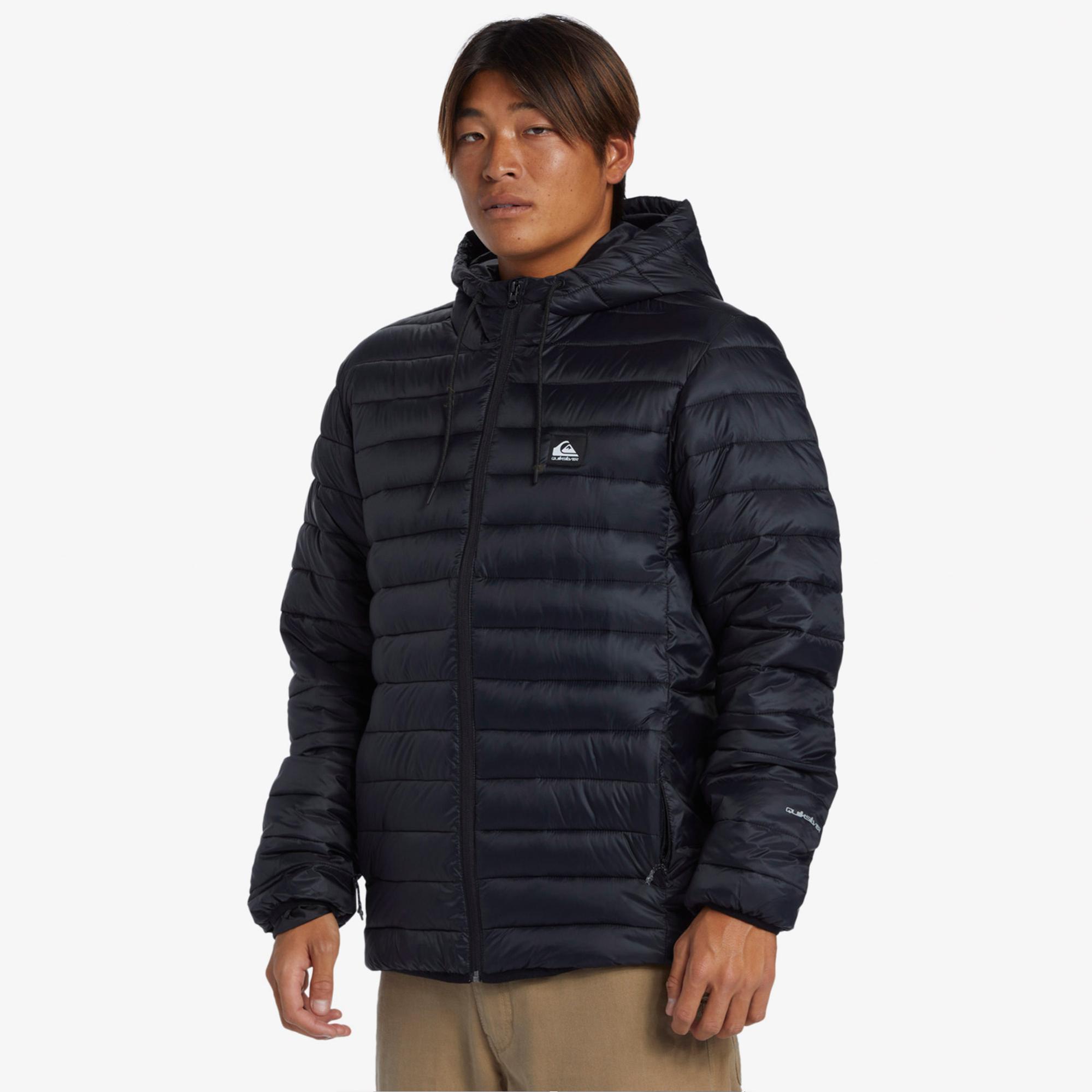 Quiksilver Scaly Insulated Erkek Siyah Mont