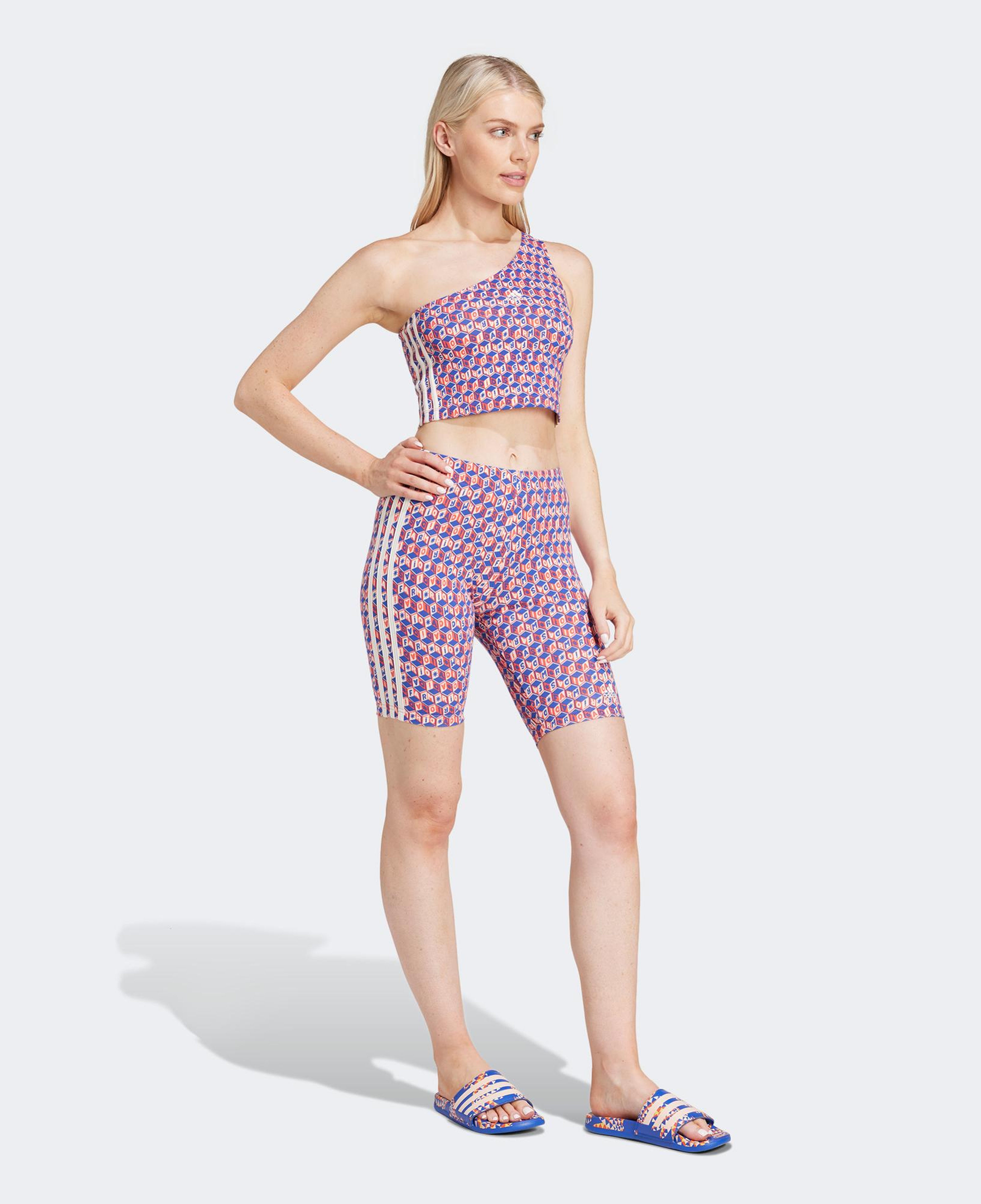 adidas Farm Bike Short Kadın Renkli Antrenman Taytı