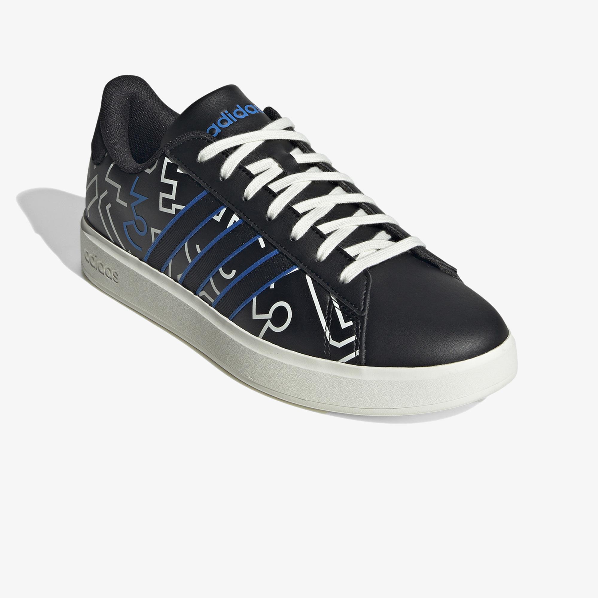 adidas Grand Court 2.0 Erkek Siyah Spor Ayakkabı