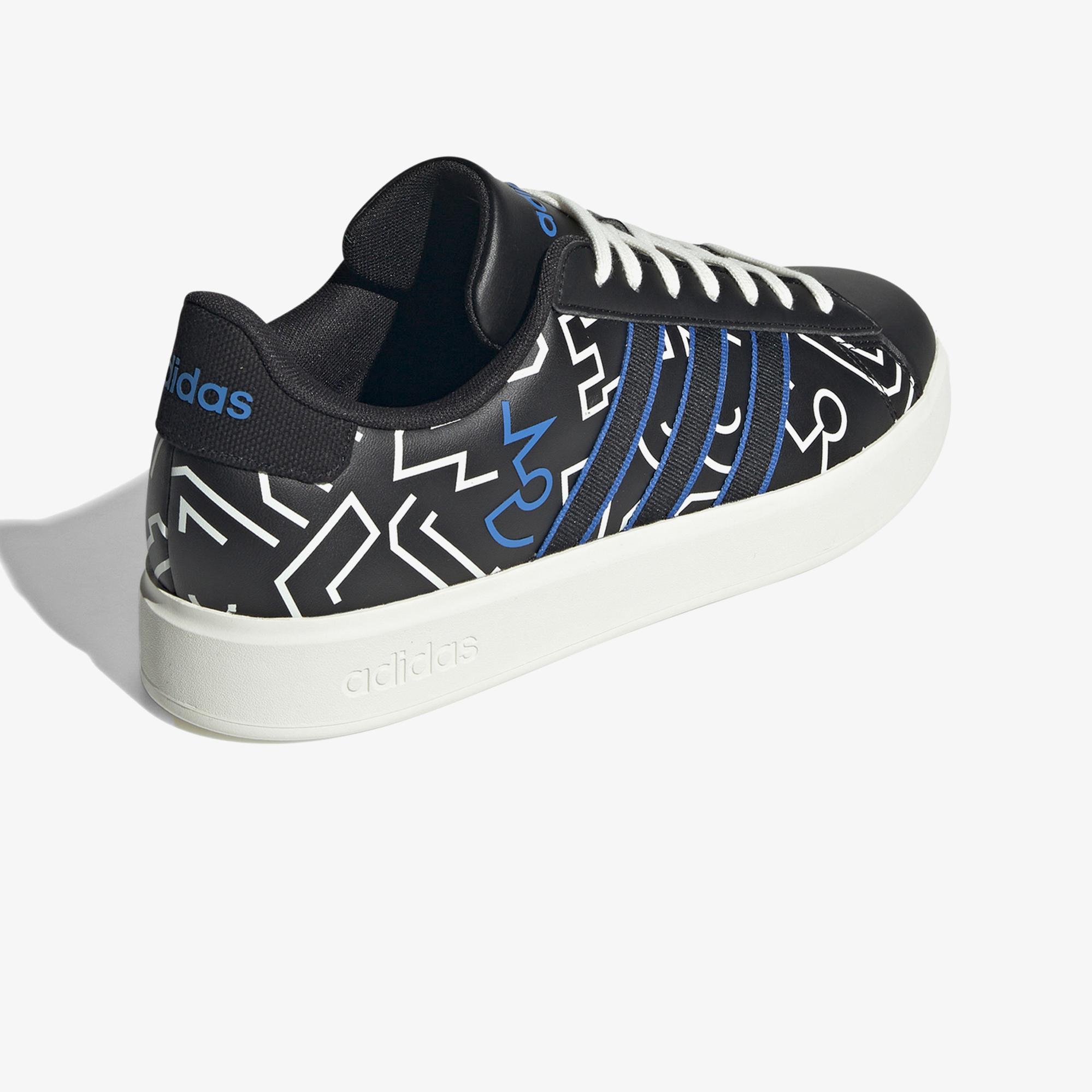 adidas Grand Court 2.0 Erkek Siyah Spor Ayakkabı