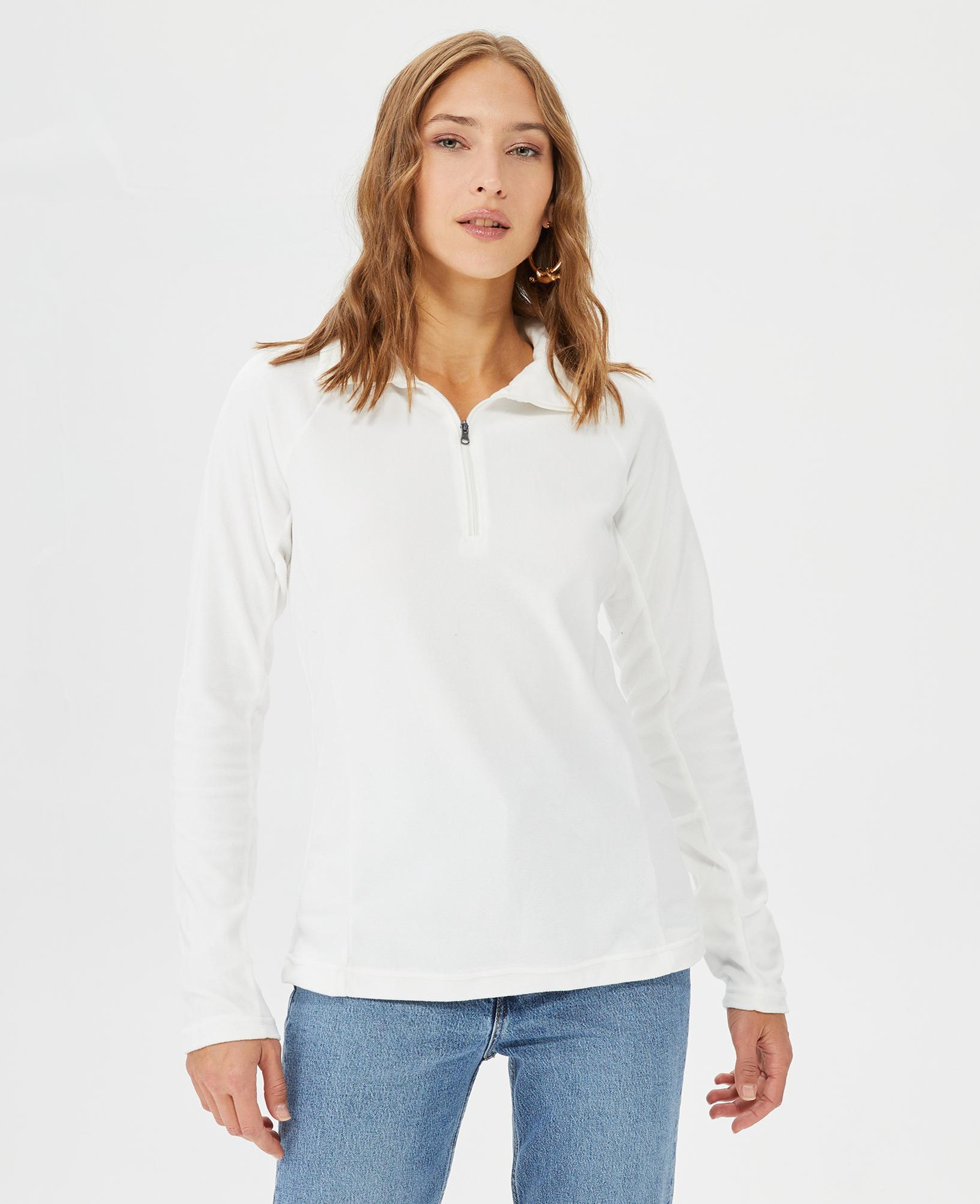 Columbia Glacial 1/2 Zipped Kadın Beyaz Polar