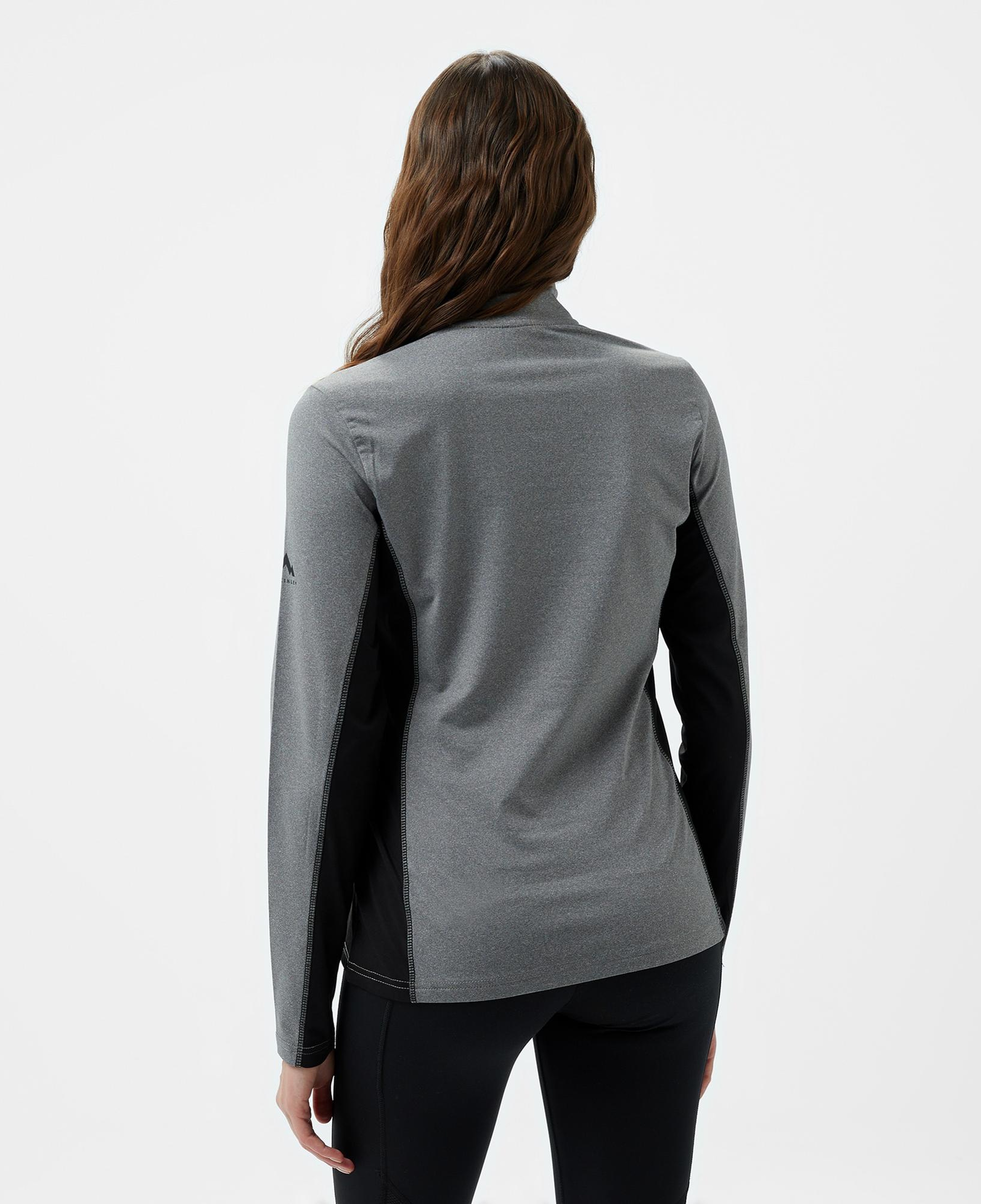 McKinley Andrea 1/2 Zip Kadın Gri Outdoor Polar
