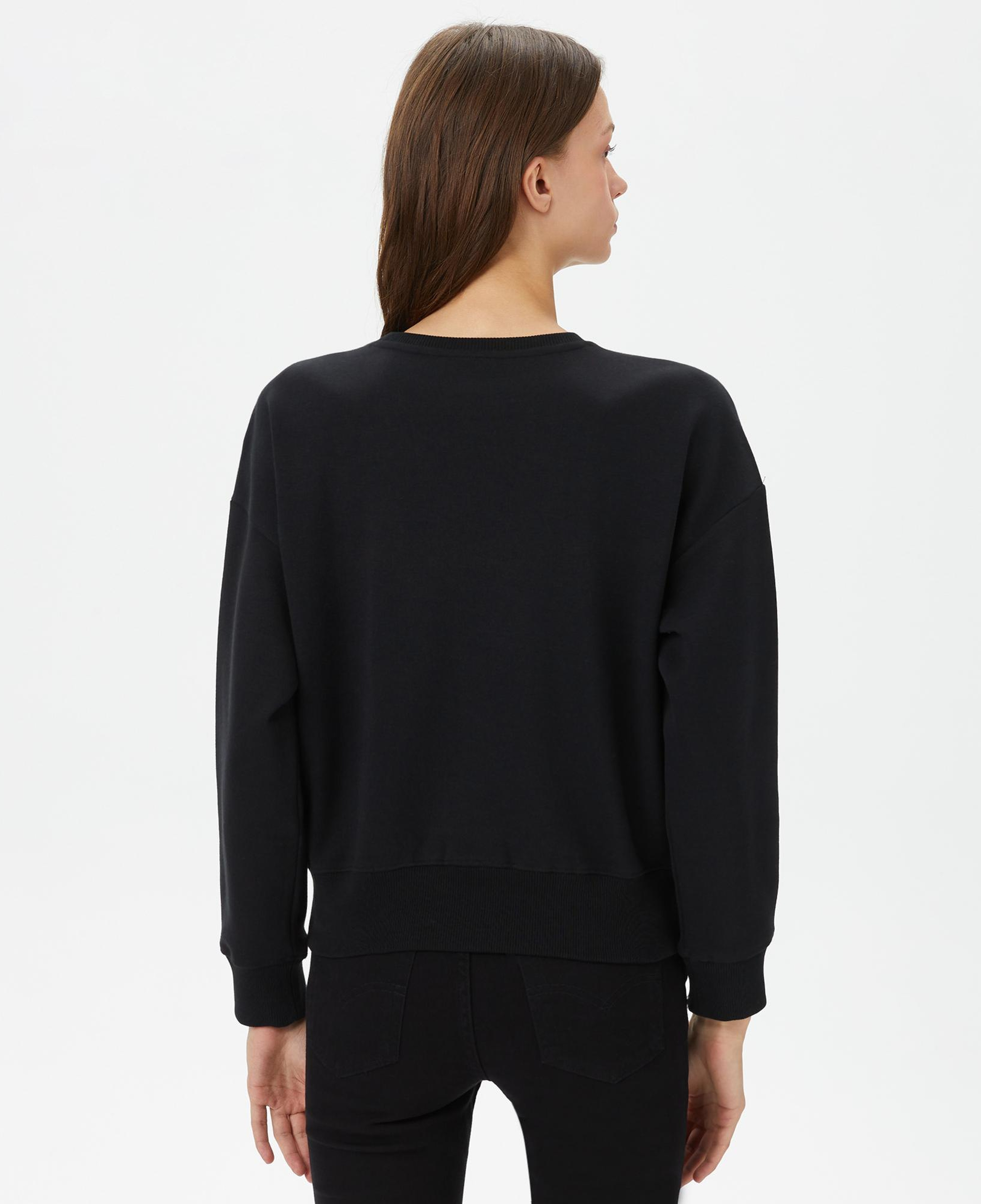 Columbia Bar Split Kadın Siyah Günlük Sweatshirt