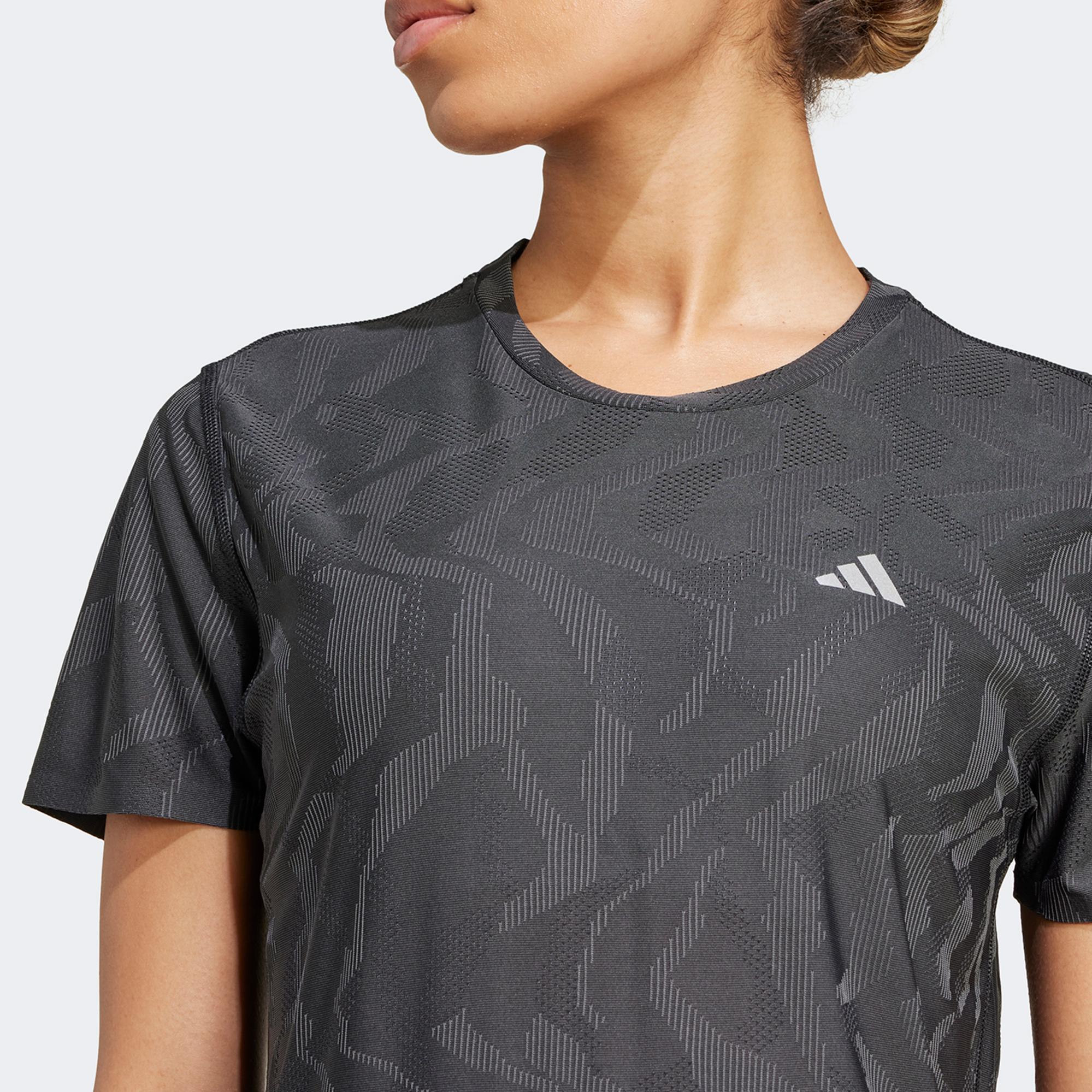 adidas Ultimate Heat Rdy Kadın Siyah Koşu T-Shirt