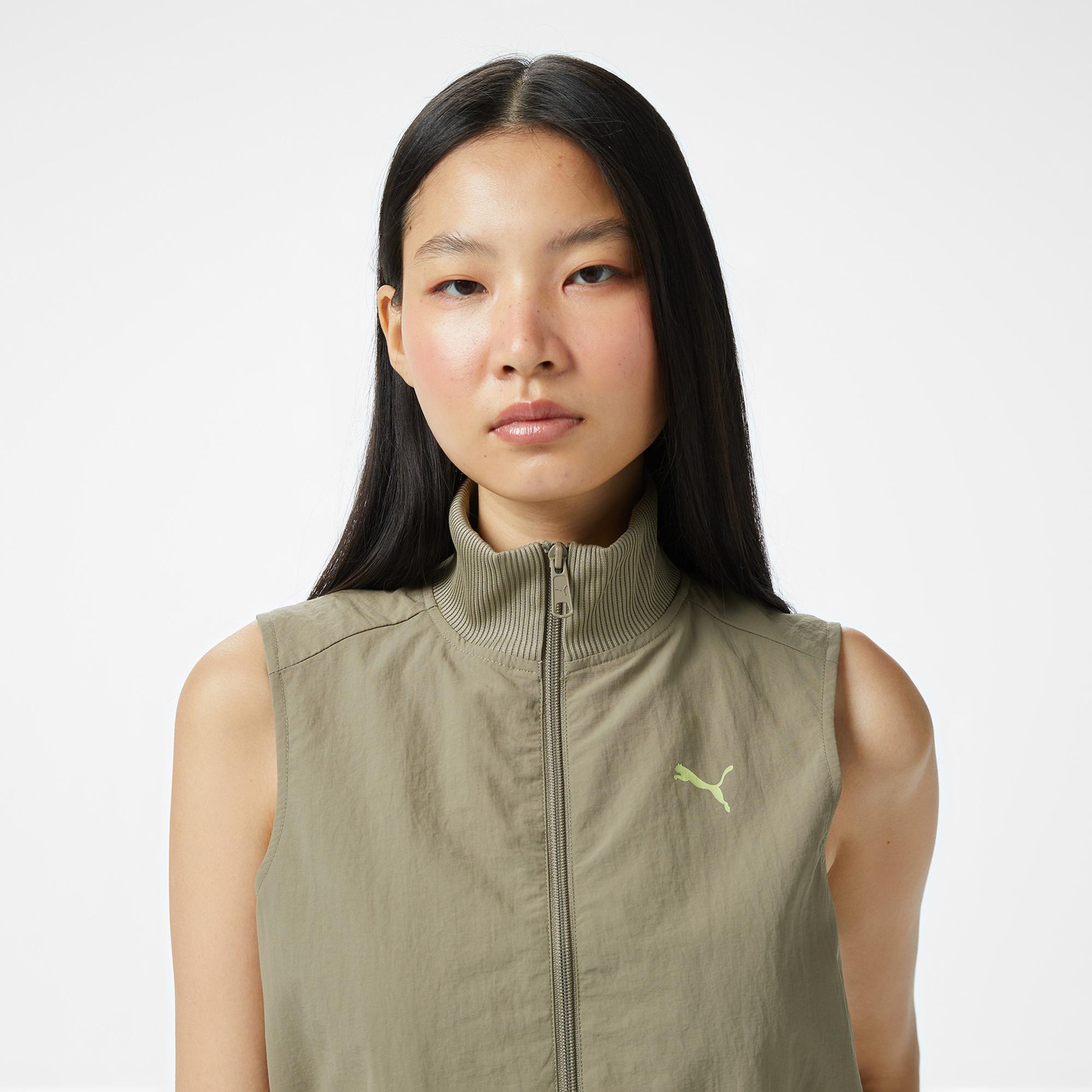 Puma Dare To Full-Zip Vest Kadın Kahverengi Yelek