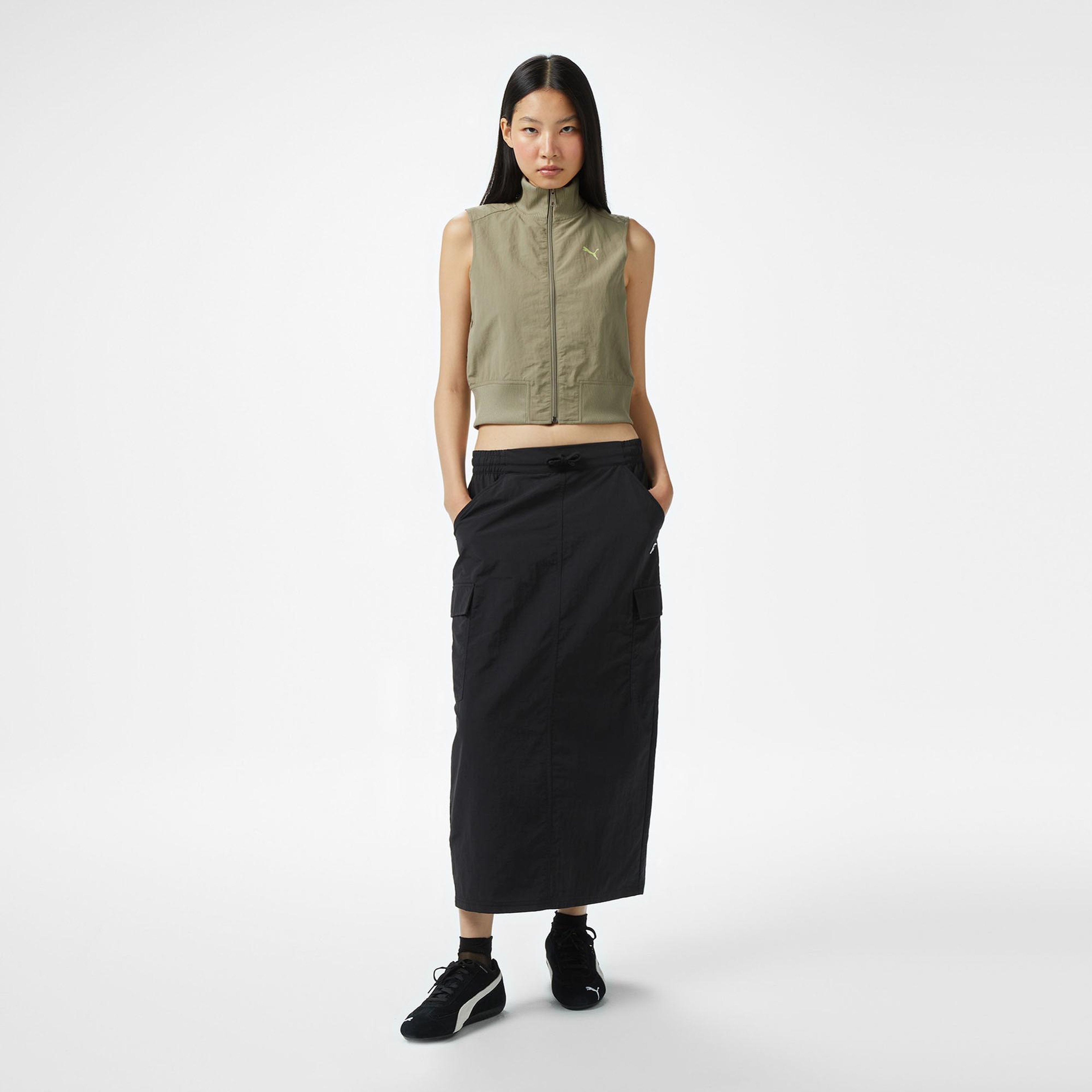 Puma Dare To Full-Zip Vest Kadın Kahverengi Yelek