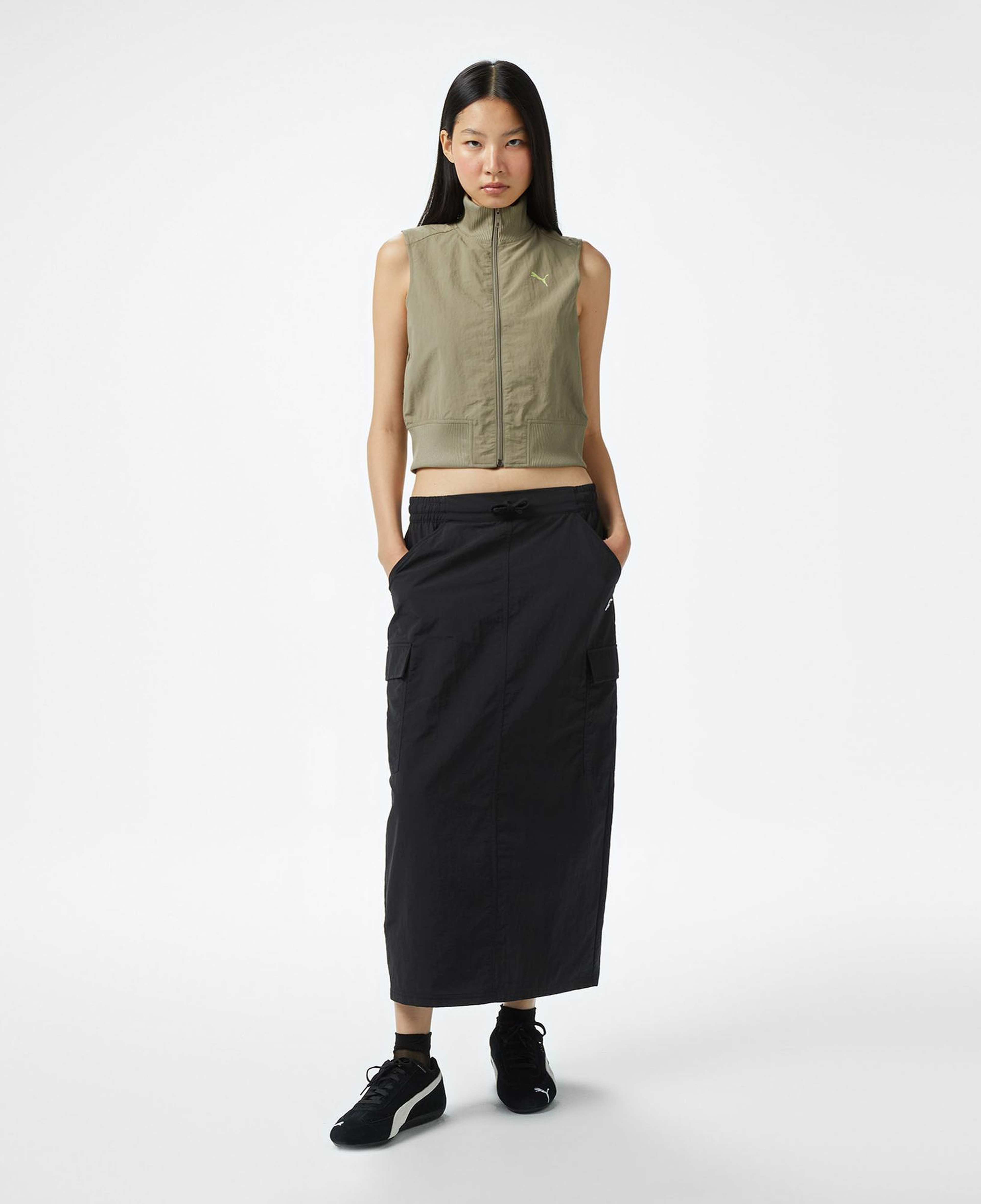 Puma Dare To Full-Zip Vest Kadın Kahverengi Yelek