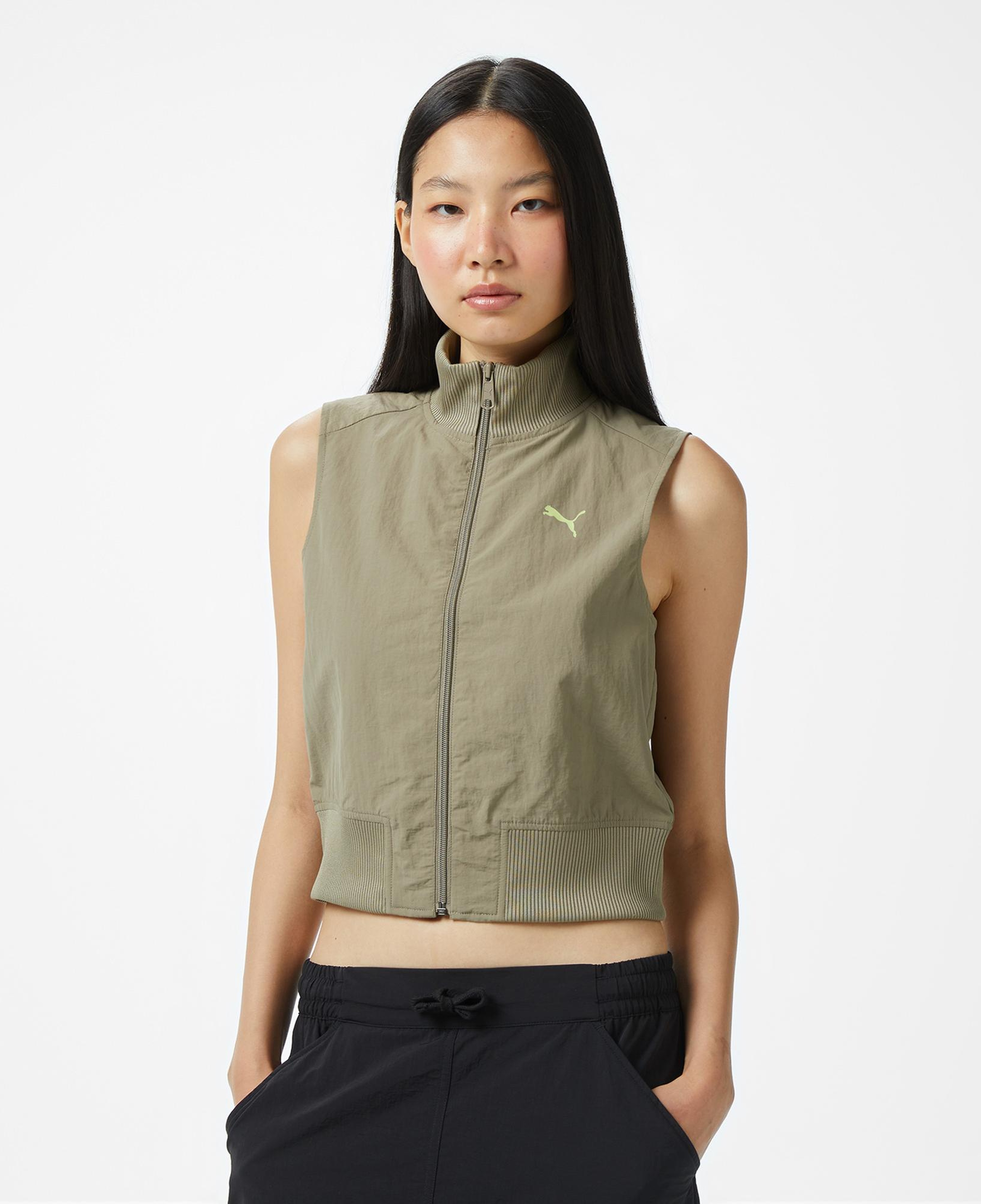 Puma Dare To Full-Zip Vest Kadın Kahverengi Yelek