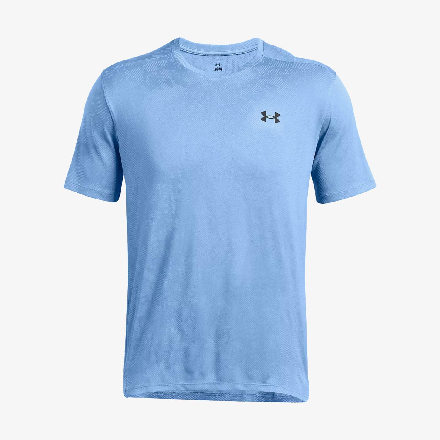 Under Armour Tech Vent Geode Erkek Mavi Günlük T-Shirt