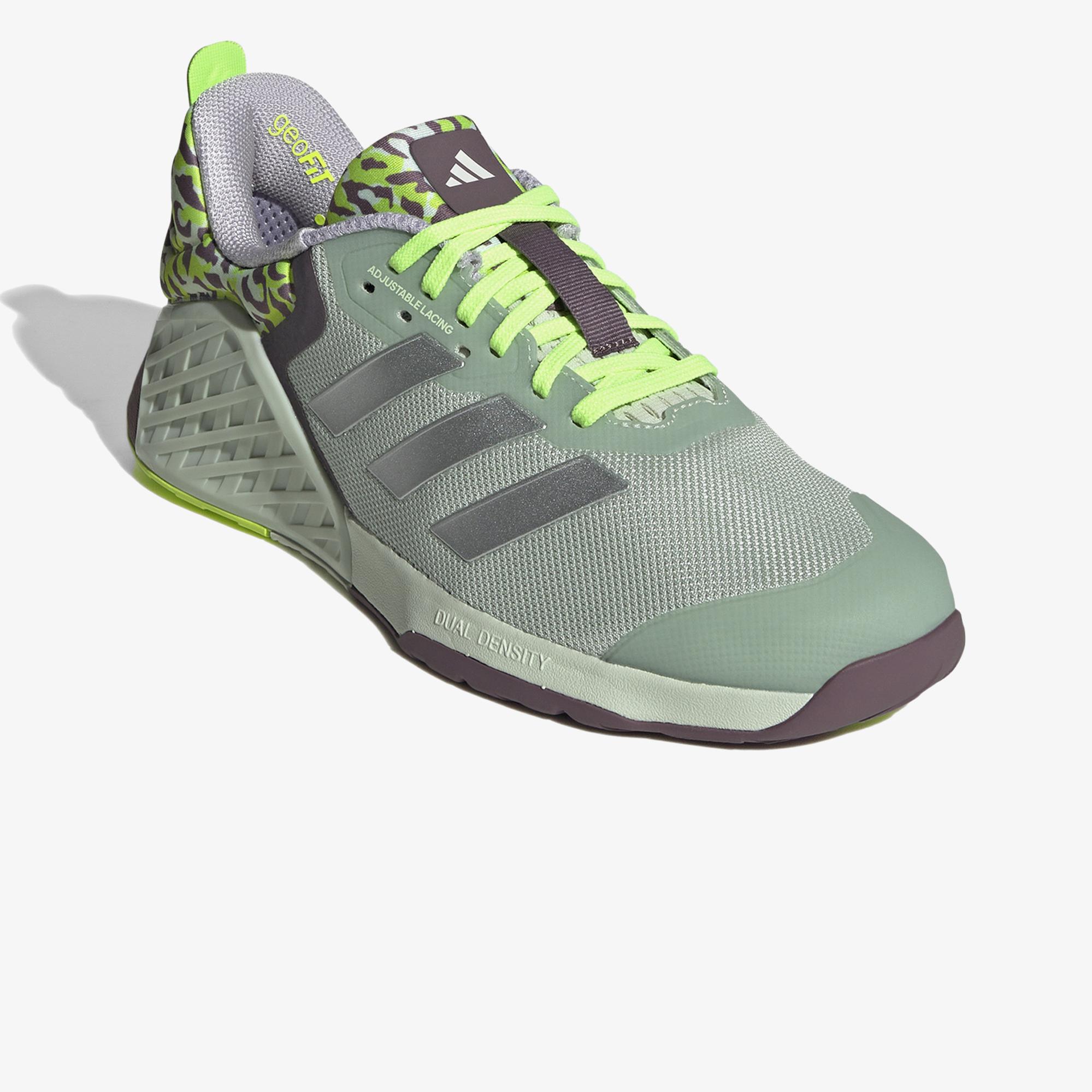 adidas Dropset 3 GFX Kadın Yeşil Antrenman Ayakkabısı