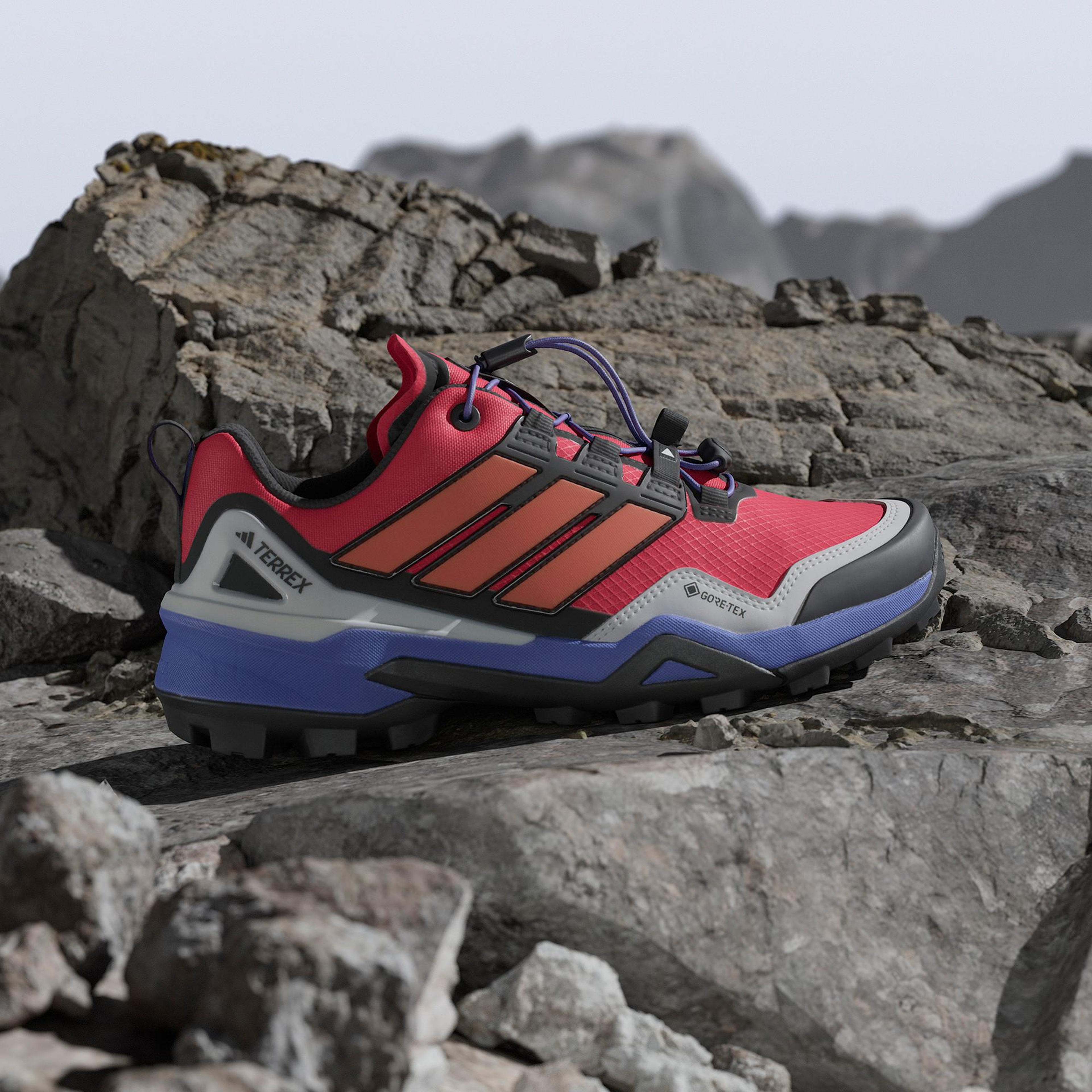 adidas Terrex Skychaser Gore-Tex Kadın Kırmızı Koşu Ayakkabısı