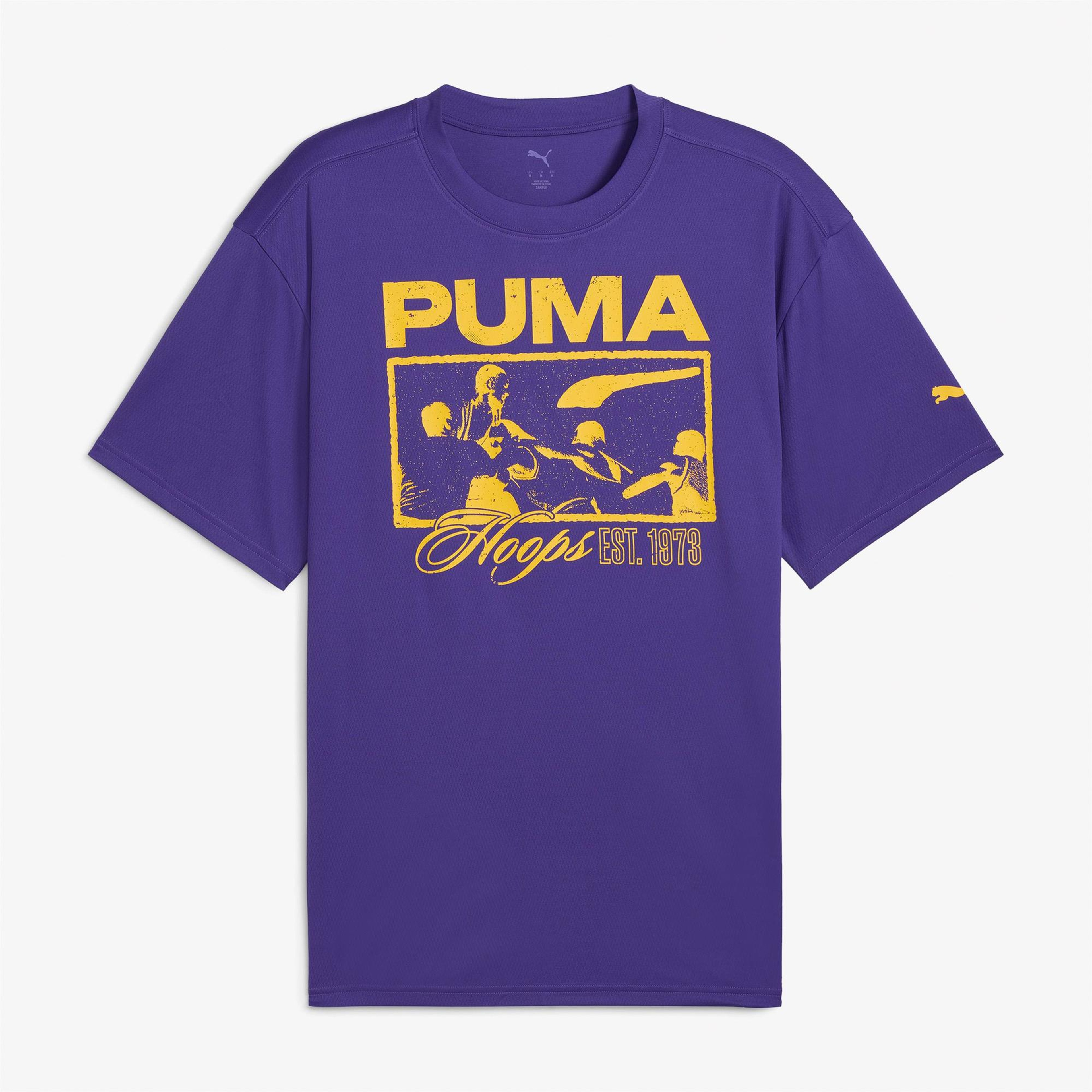 Puma Rival Rage 1 Erkek Mor T-Shirt