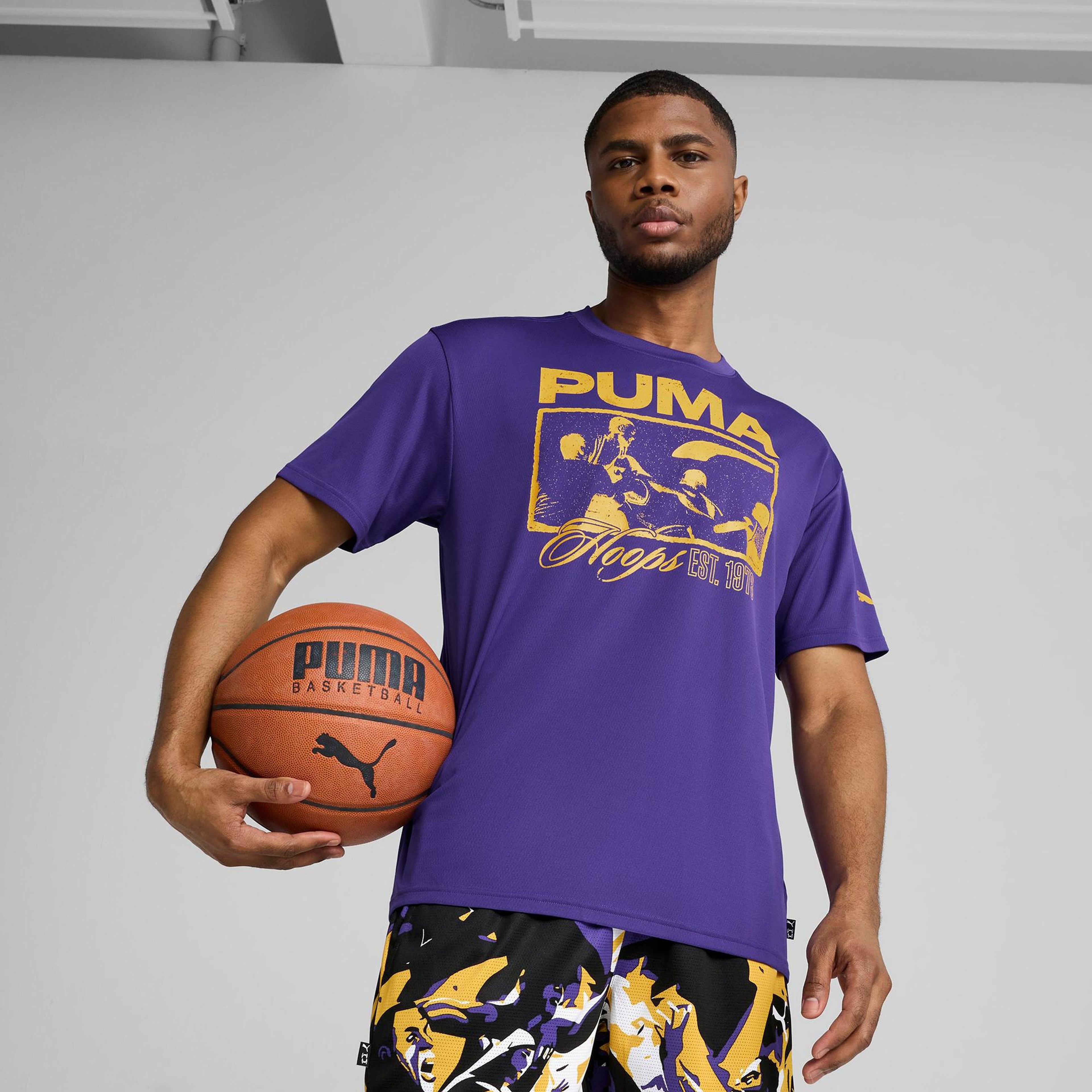 Puma Rival Rage 1 Erkek Mor T-Shirt