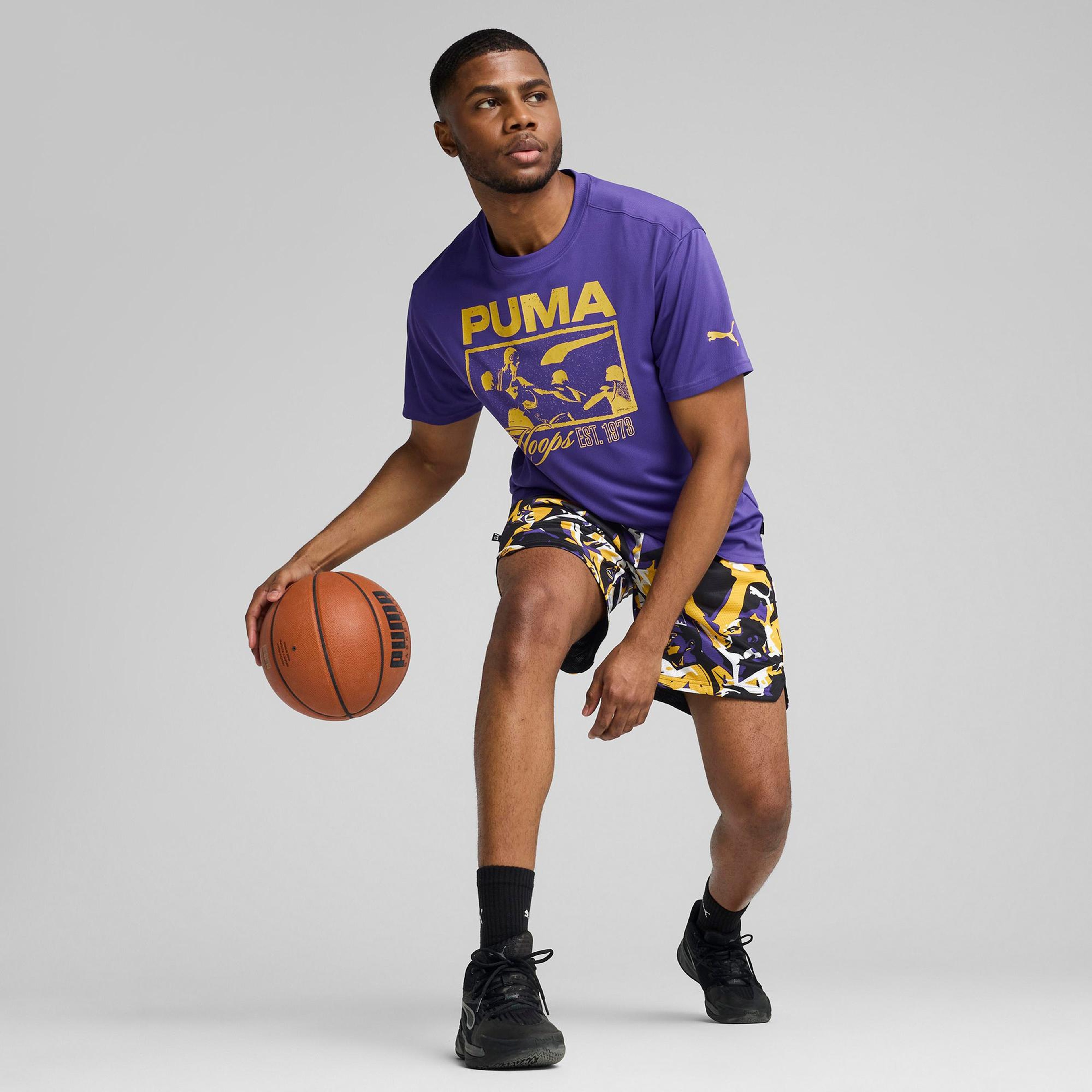 Puma Rival Rage 1 Erkek Mor T-Shirt