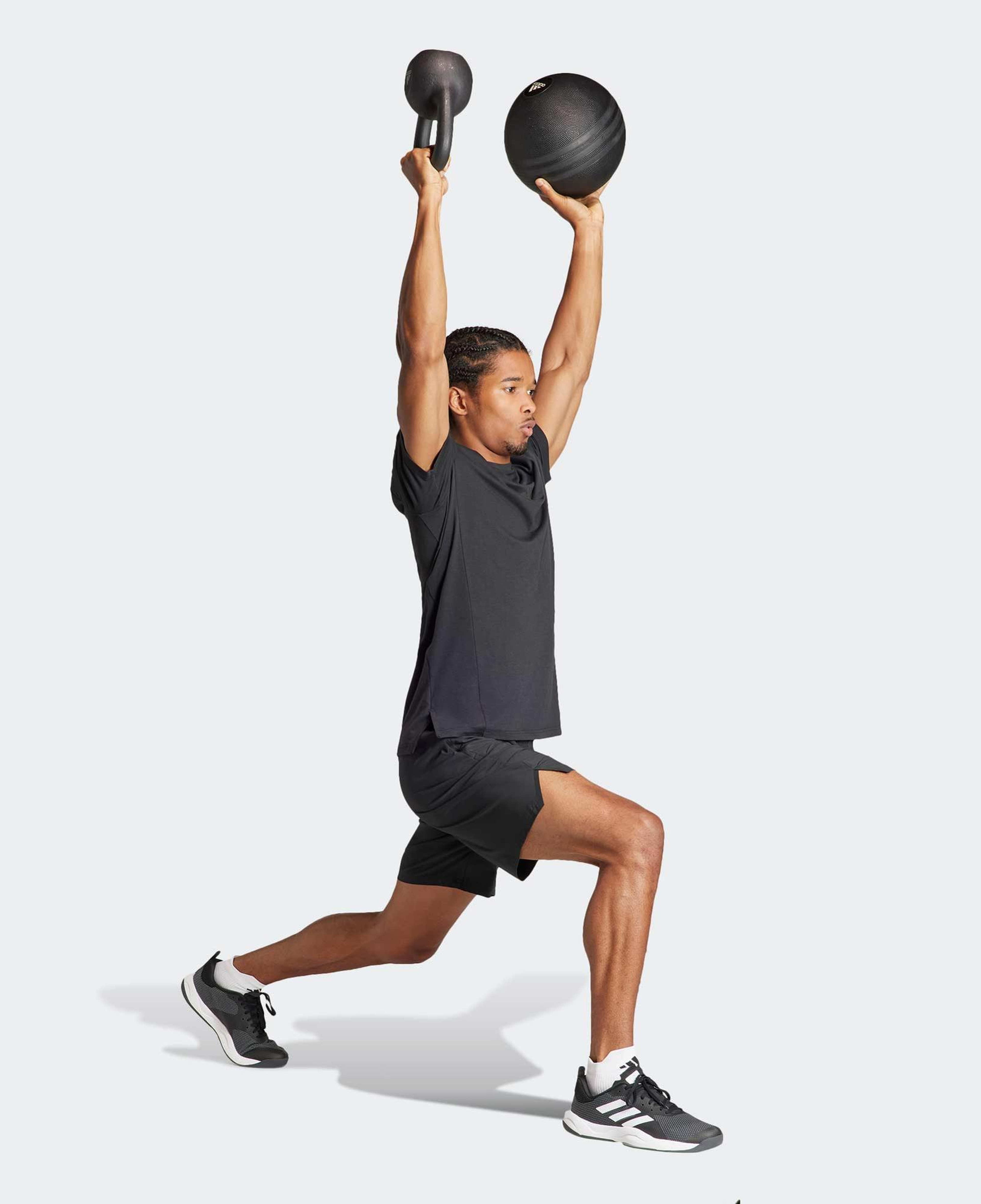 adidas Erkek Siyah Antrenman T-Shirt