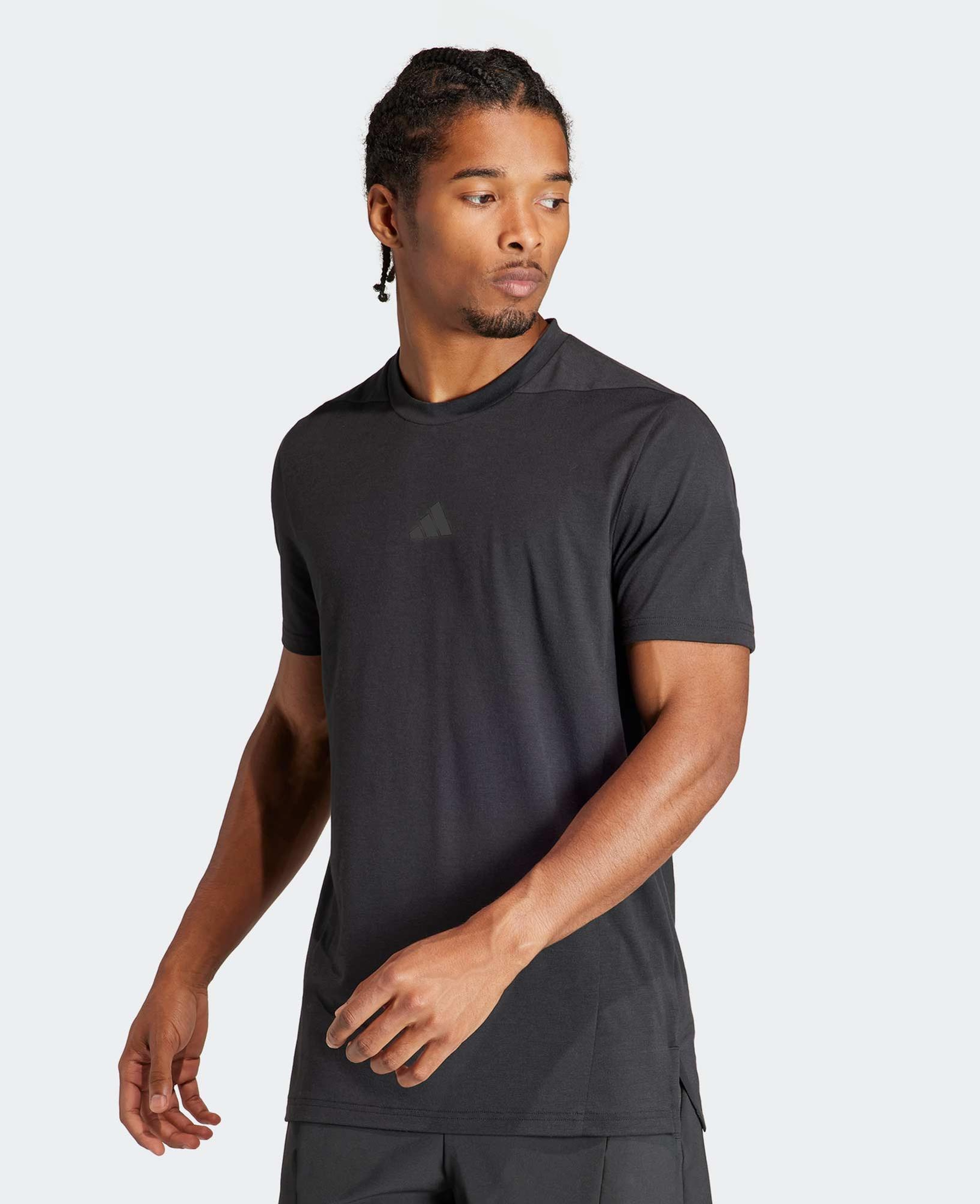 adidas Erkek Siyah Antrenman T-Shirt