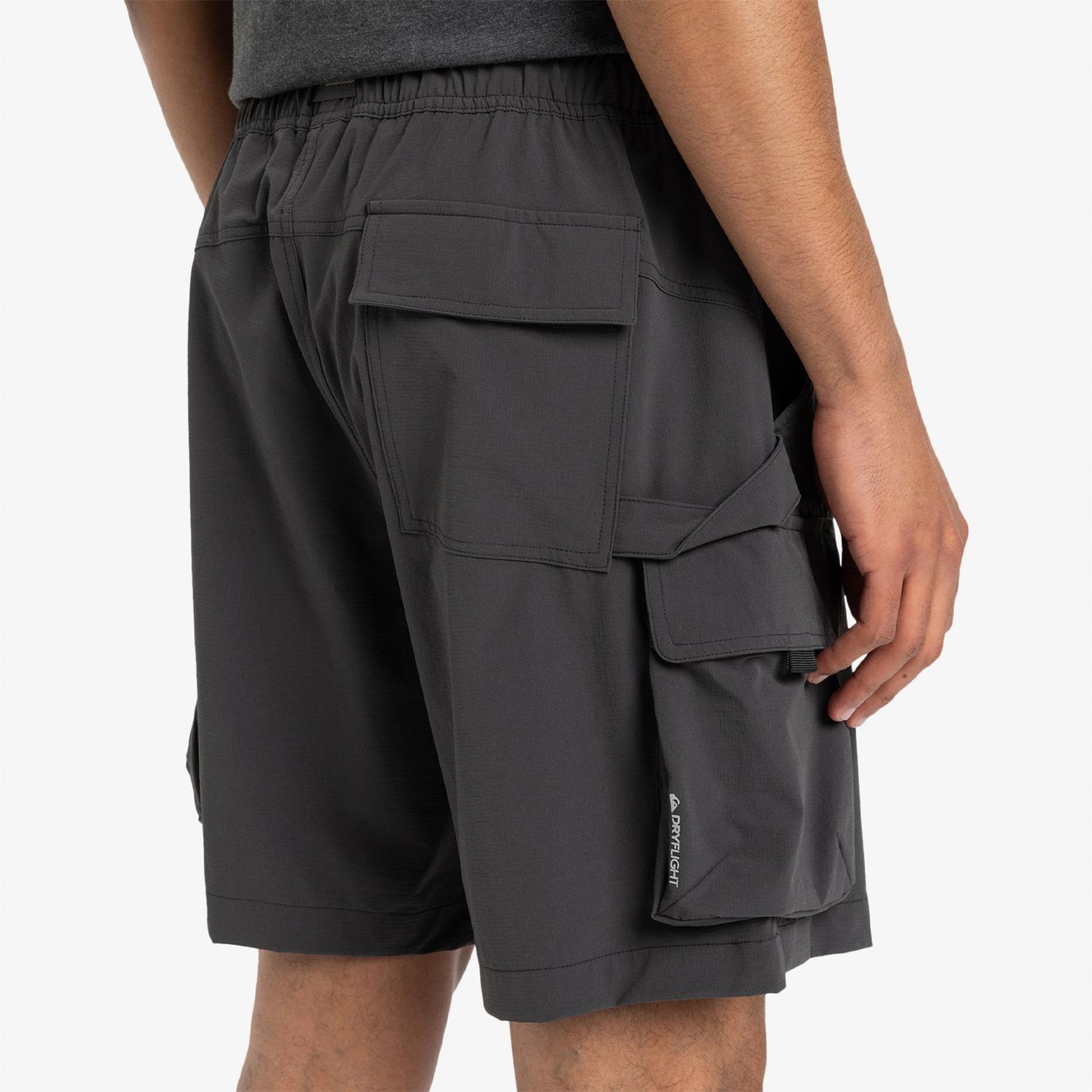 Quiksilver Run Ashore Erkek Siyah Günlük Bermuda Şort