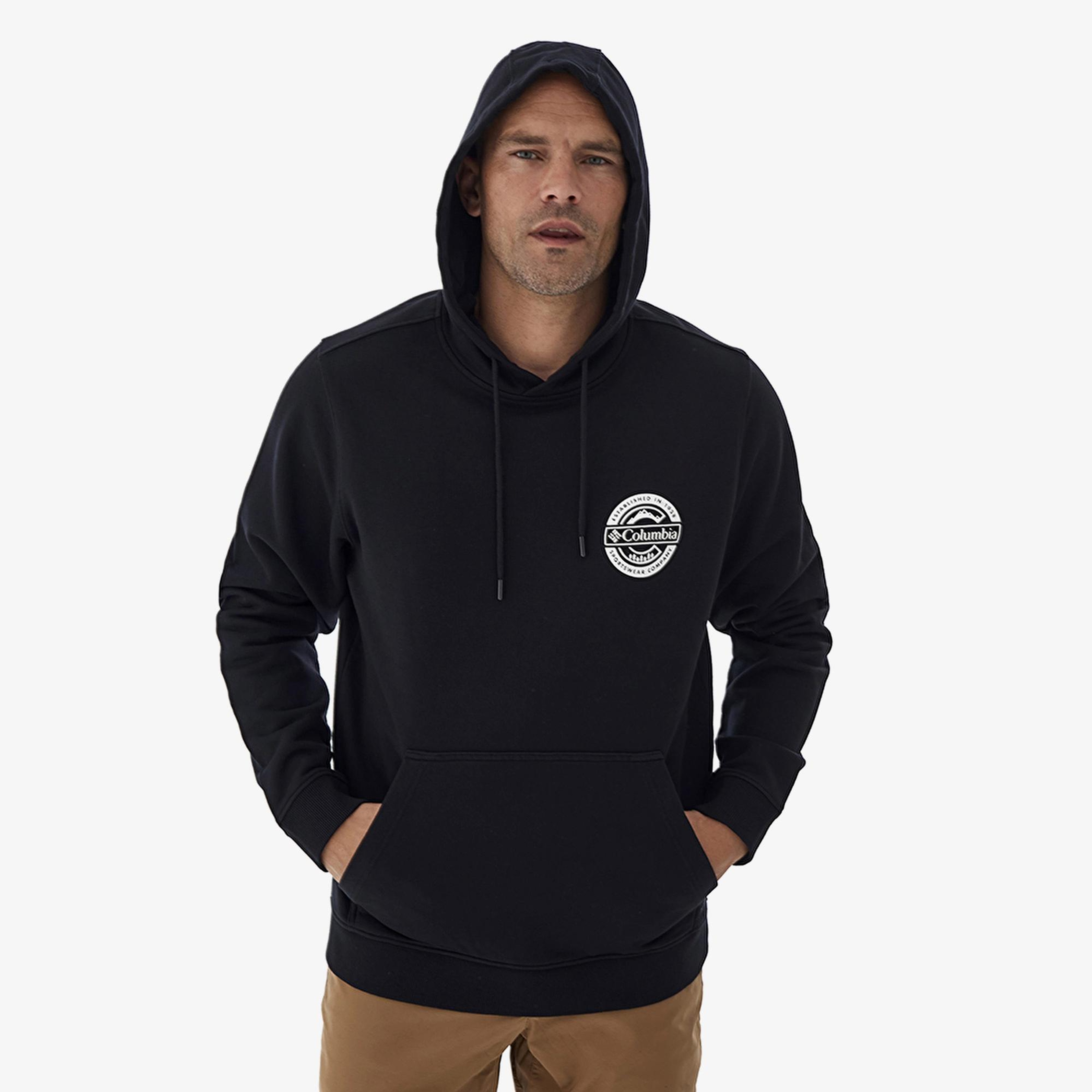 Columbia Nature and Back Erkek Siyah Günlük Sweatshirt