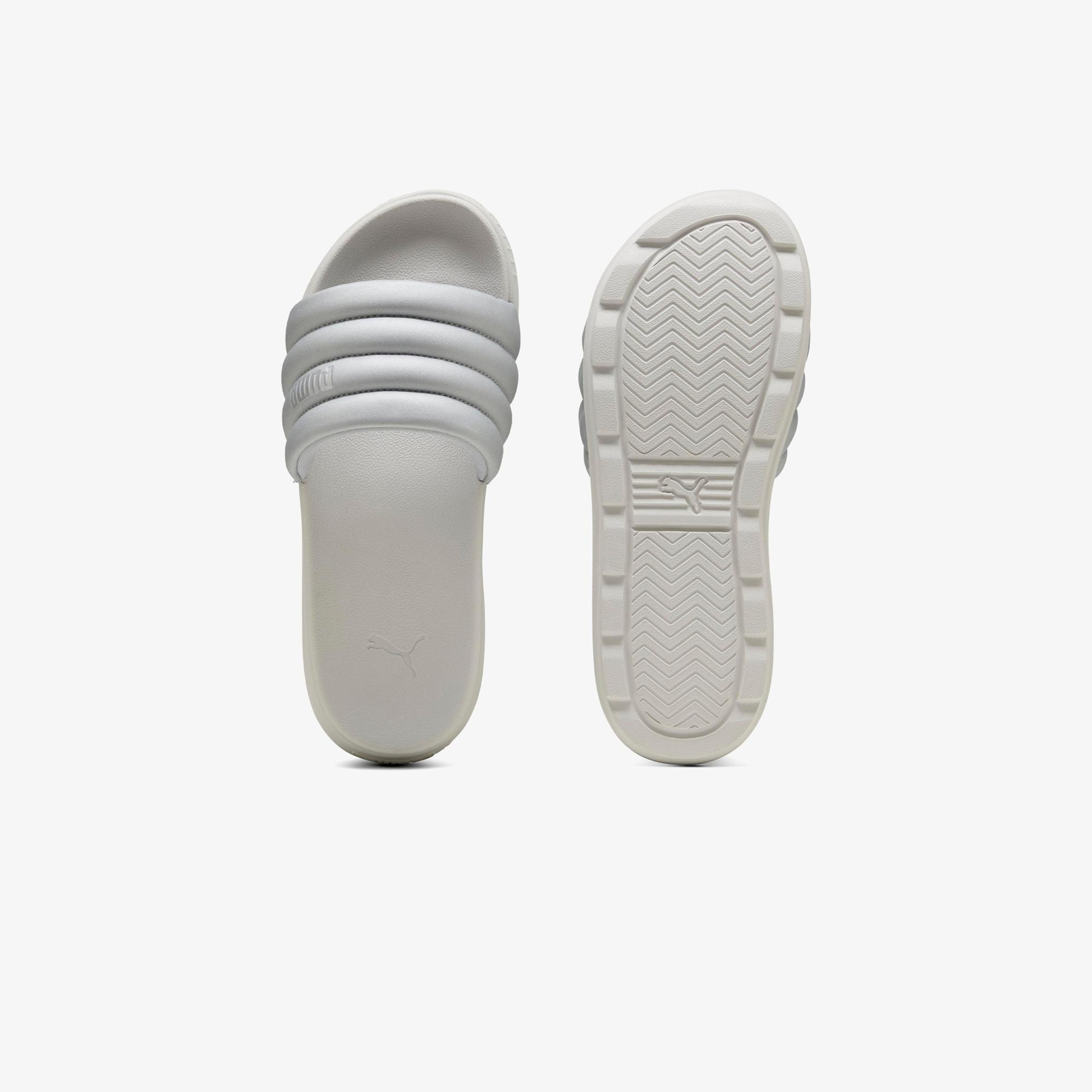 Puma Karmen Slide Puffy Aqua Kadın Gri Terlik